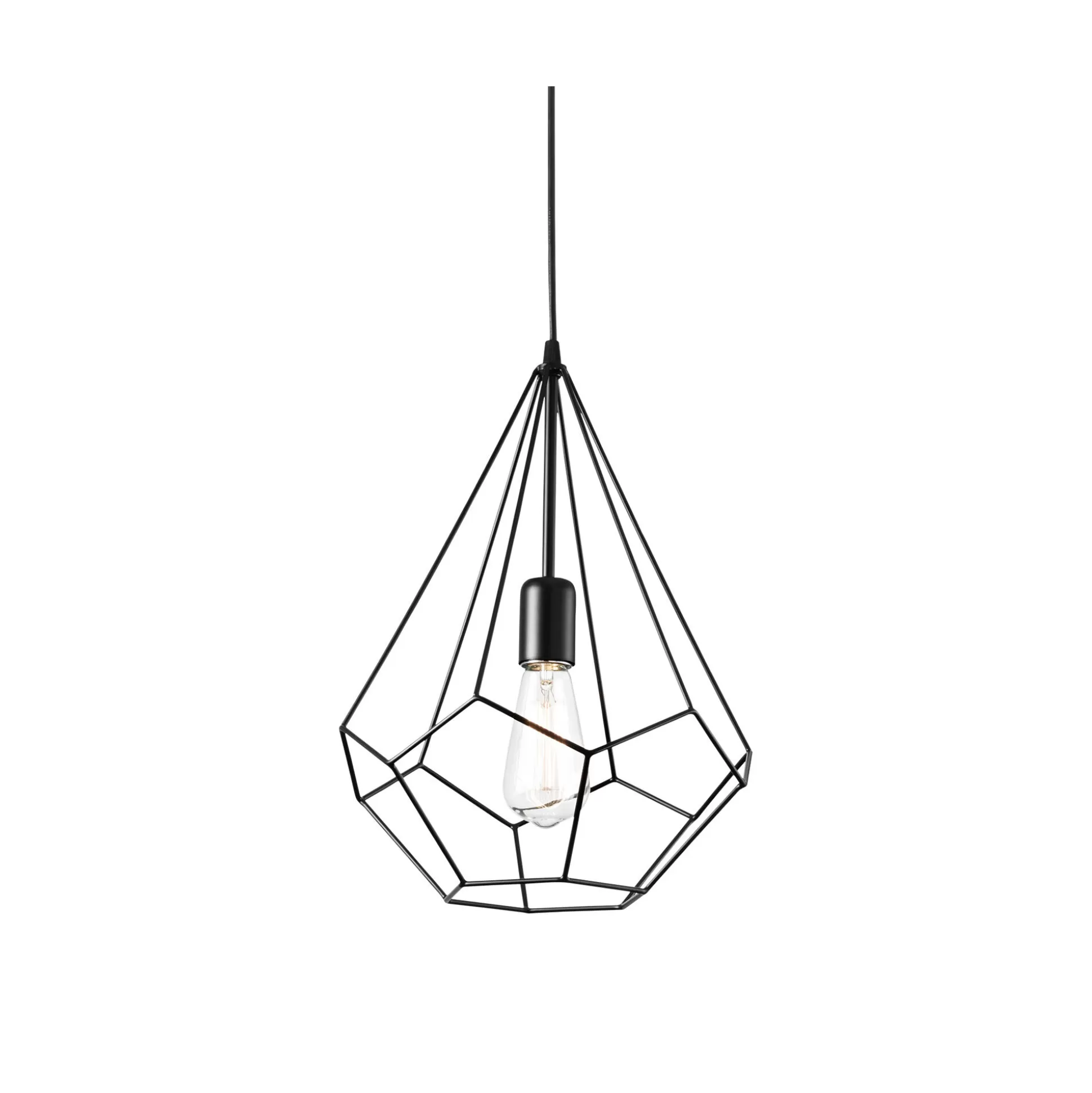 Dmora Lampade A Sospensione<Ideal-Lux - Lampada a sospensione AMPOLLA-3 SP1 , Made in Italy, 30 x 30 x h67 cm,