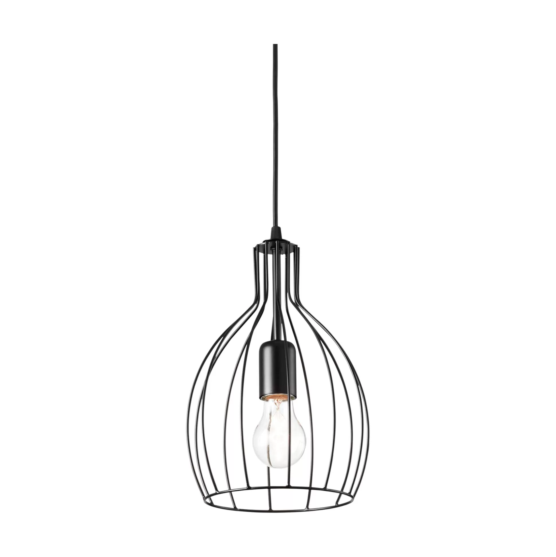 Dmora Lampade A Sospensione<Ideal-Lux - Lampada a sospensione AMPOLLA-2 SP1 , Made in Italy, 21 x 21 x h57 cm,