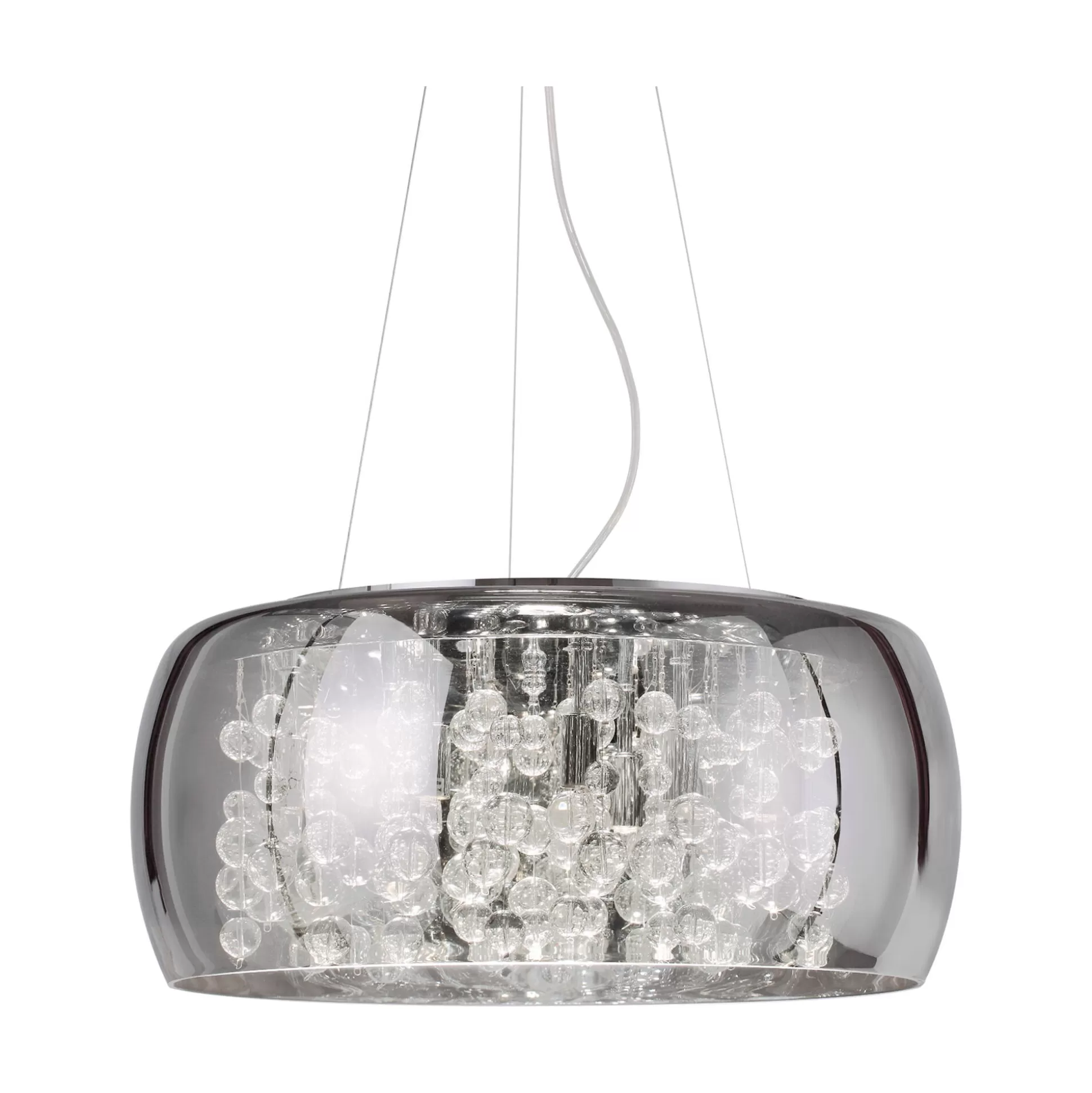 Dmora Lampade A Sospensione<Ideal-Lux - Lampada a sospensione AUDI-80 SP8 FUME', 50 x 50 x h45 cm,