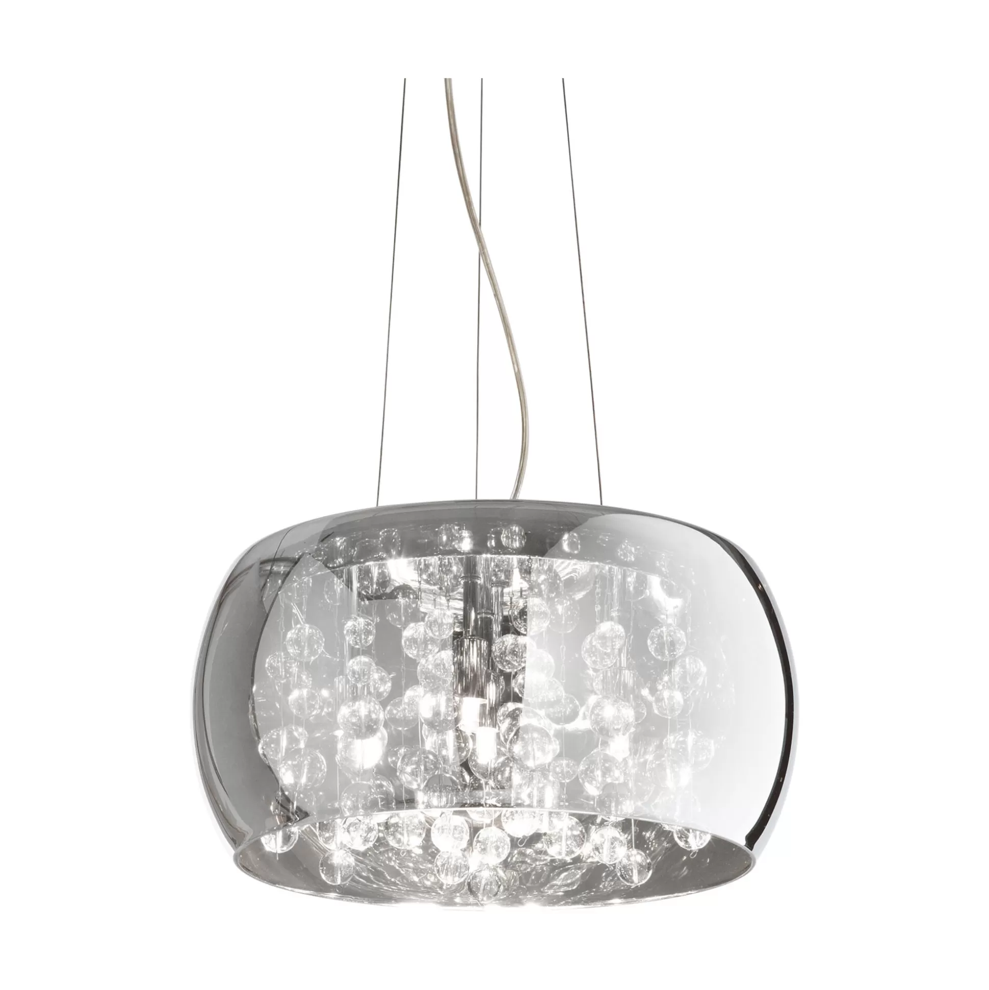 Dmora Lampade A Sospensione<Ideal-Lux - Lampada a sospensione AUDI-80 SP5 FUME', 40 x 40 x h45 cm,