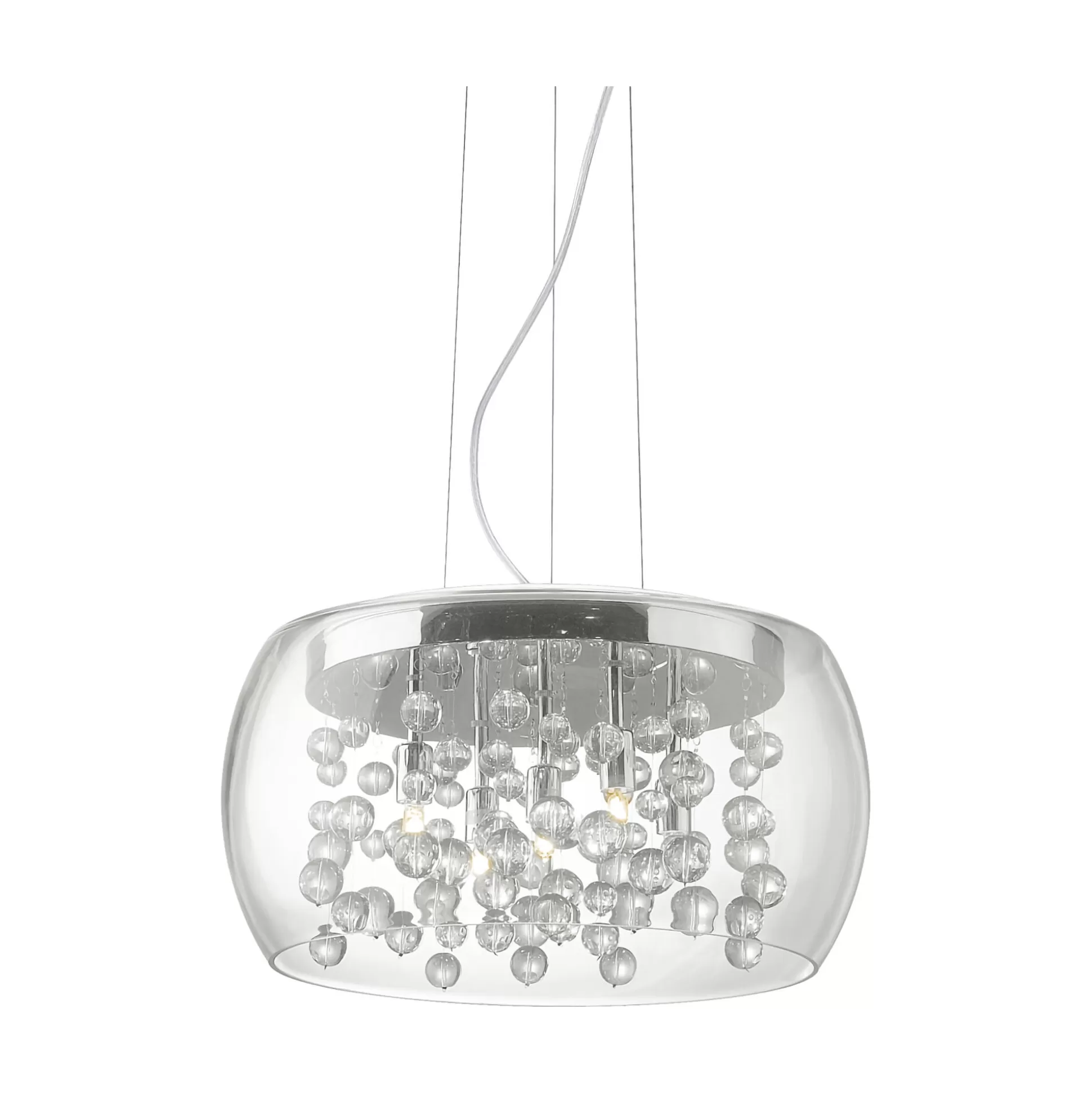 Dmora Lampade A Sospensione<Ideal-Lux - Lampada a sospensione AUDI-80 SP5 , 40 x 40 x h45 cm,