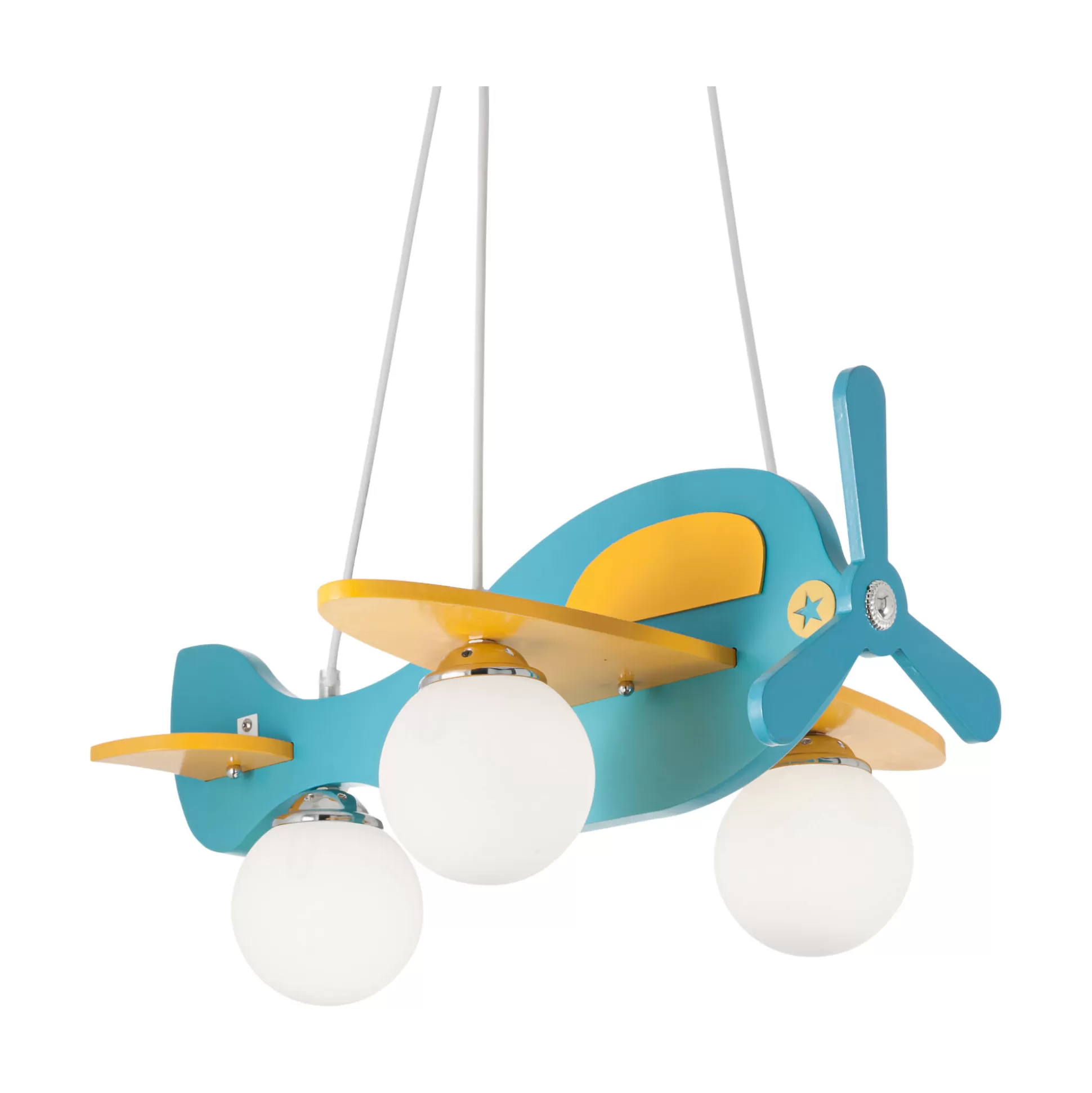 Dmora Lampade A Sospensione<Ideal-Lux - Lampada a sospensione AVION SP3 , 50 x 51 x h48 cm,