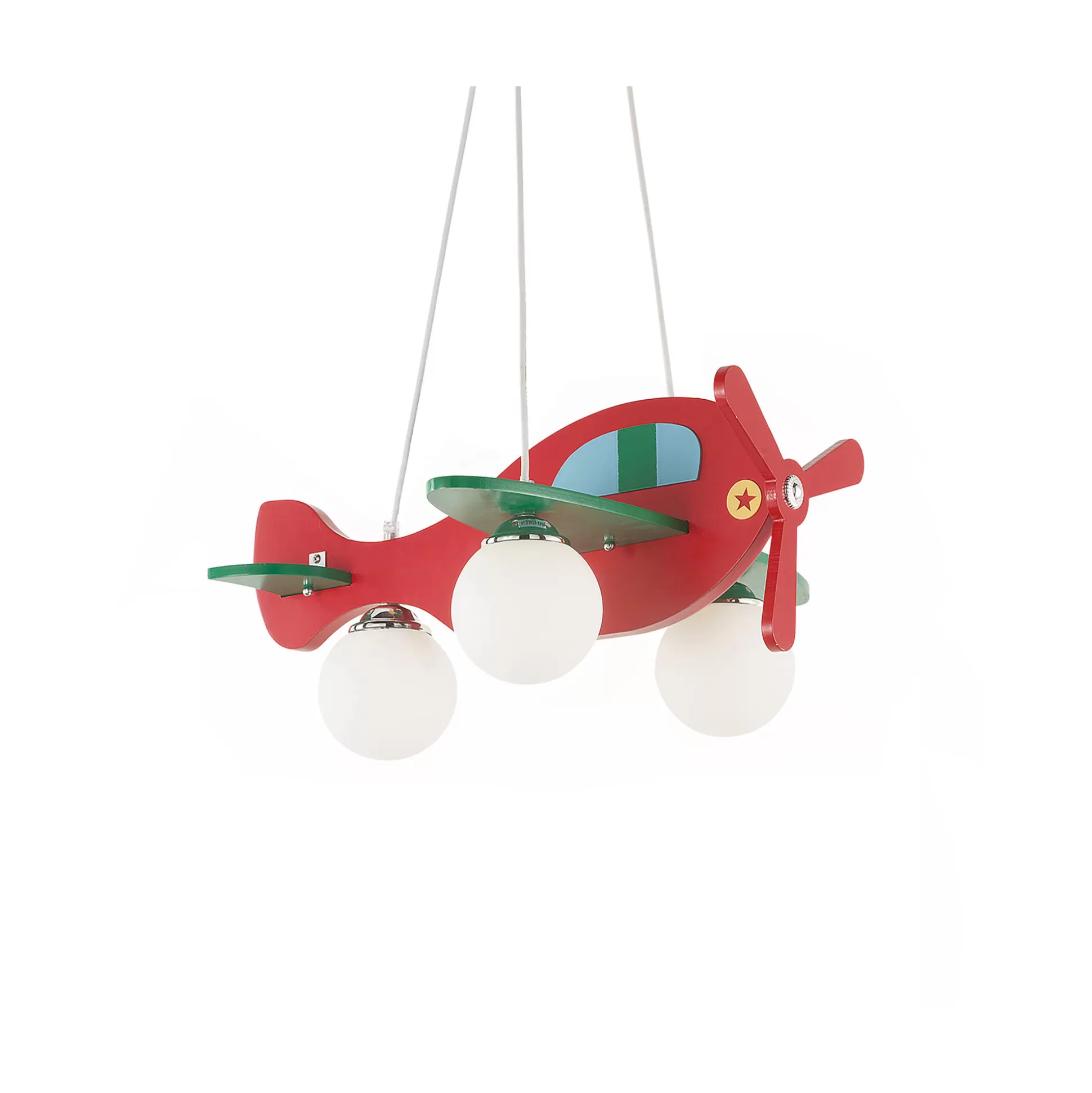 Dmora Lampade A Sospensione<Ideal-Lux - Lampada a sospensione AVION SP3 , 50 x 51 x h48 cm,