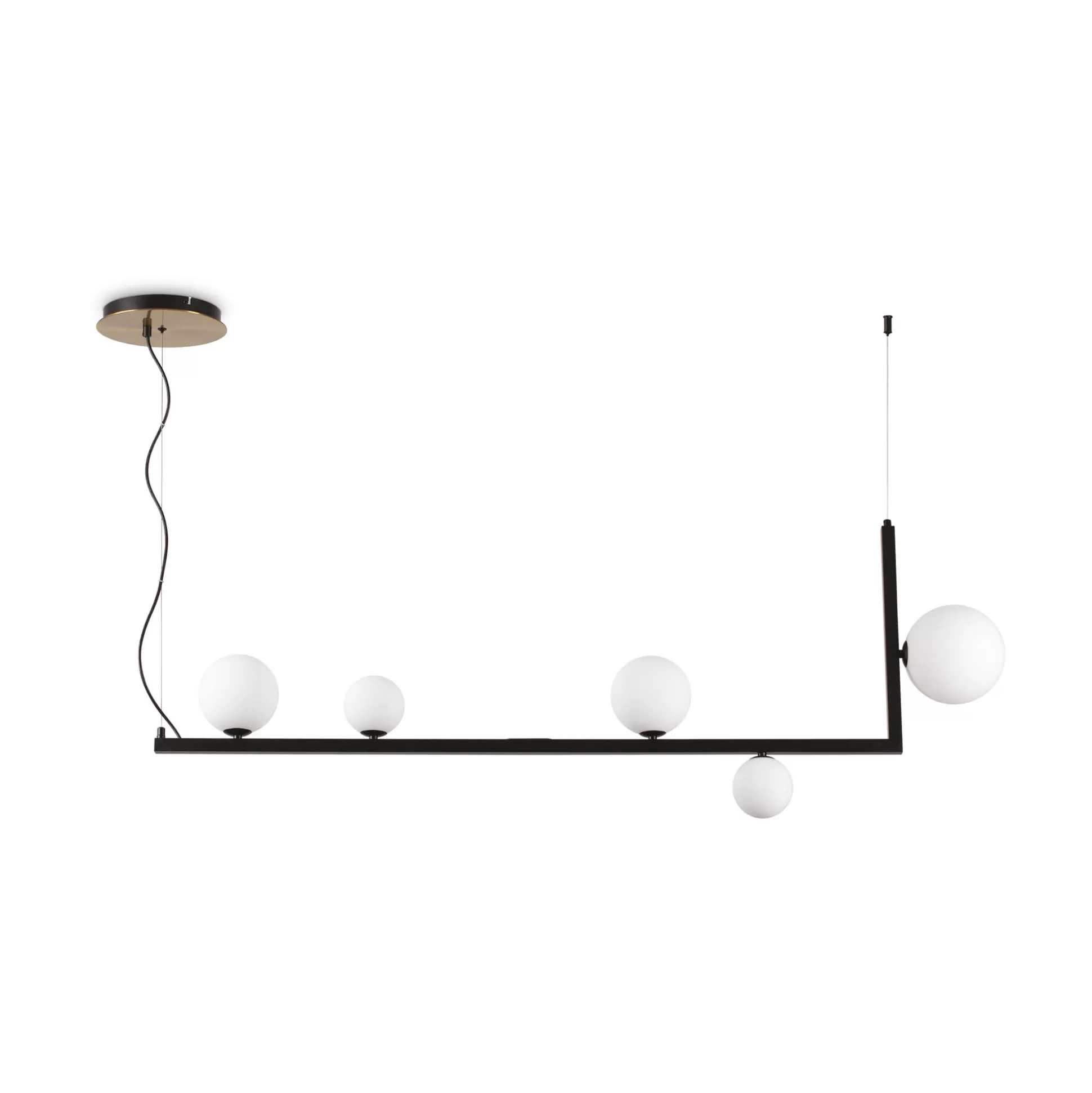Dmora Lampade A Sospensione<Ideal-Lux - Lampada a sospensione BIRDS SP5, 136 x 20 x h71 cm,