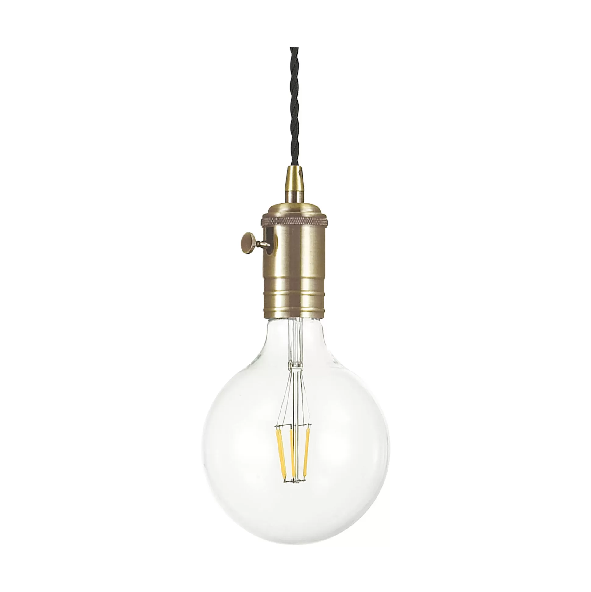Dmora Lampade A Sospensione<Ideal-Lux - Lampada a sospensione DOC SP1 BRUNITO, 9 x 9 x h34 cm,