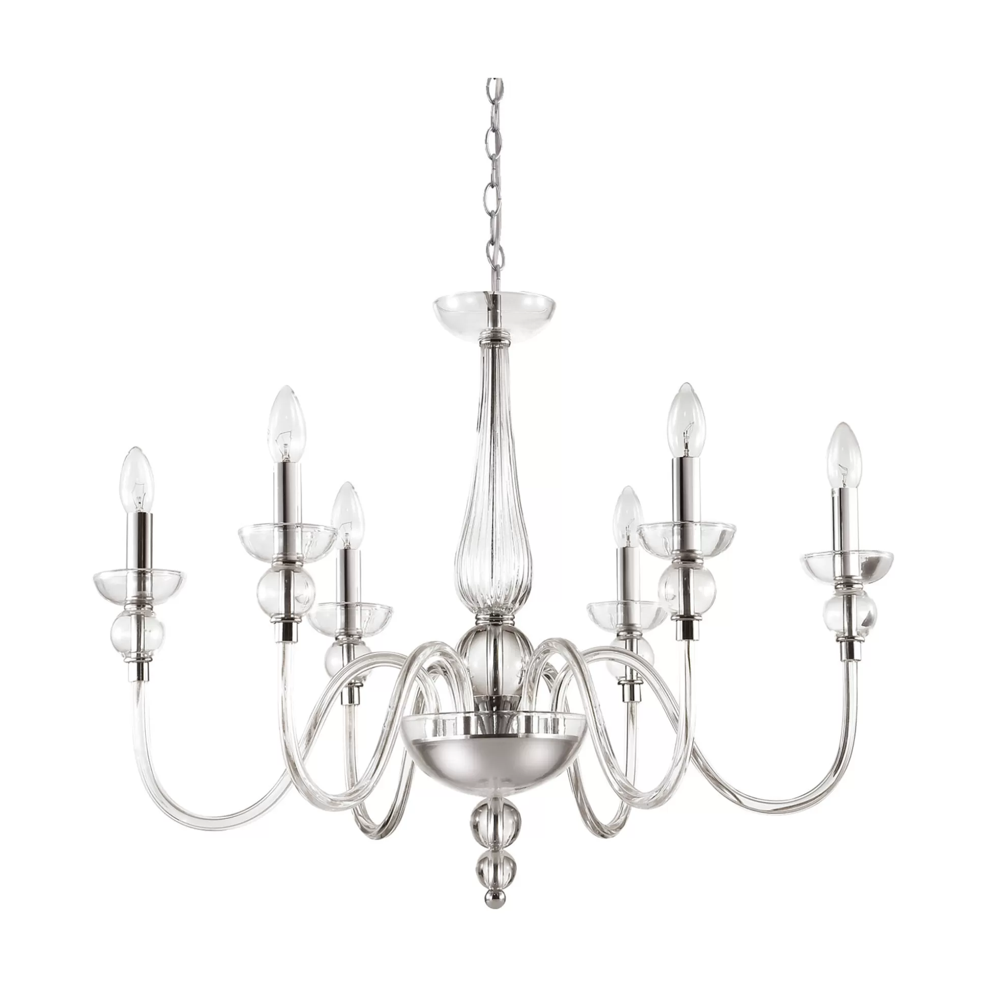 Dmora Lampade A Sospensione<Ideal-Lux - Lampada a sospensione DOGE SP6 , 75 x 75 x h82 cm,