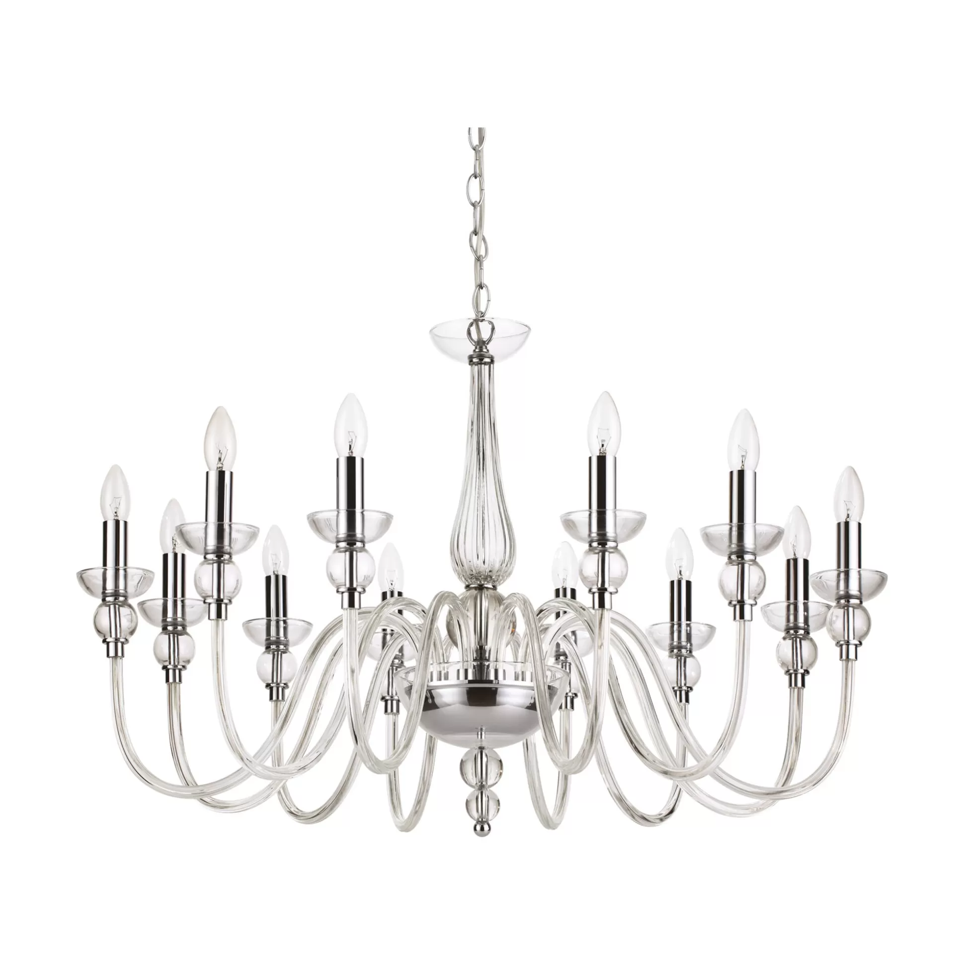 Dmora Lampade A Sospensione<Ideal-Lux - Lampada a sospensione DOGE SP12 , 91 x 91 x h85 cm,