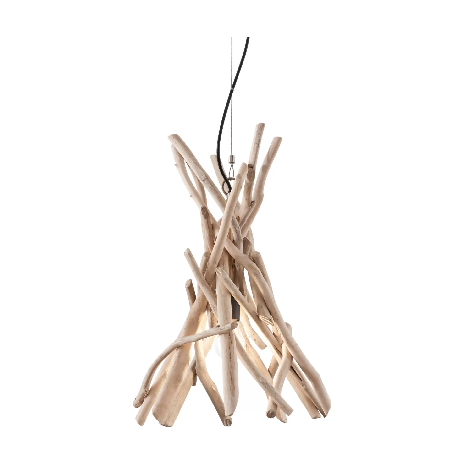 Dmora Lampade A Sospensione<Ideal-Lux - Lampada a sospensione DRIFTWOOD SP1, 35 x 35 x h77 cm,
