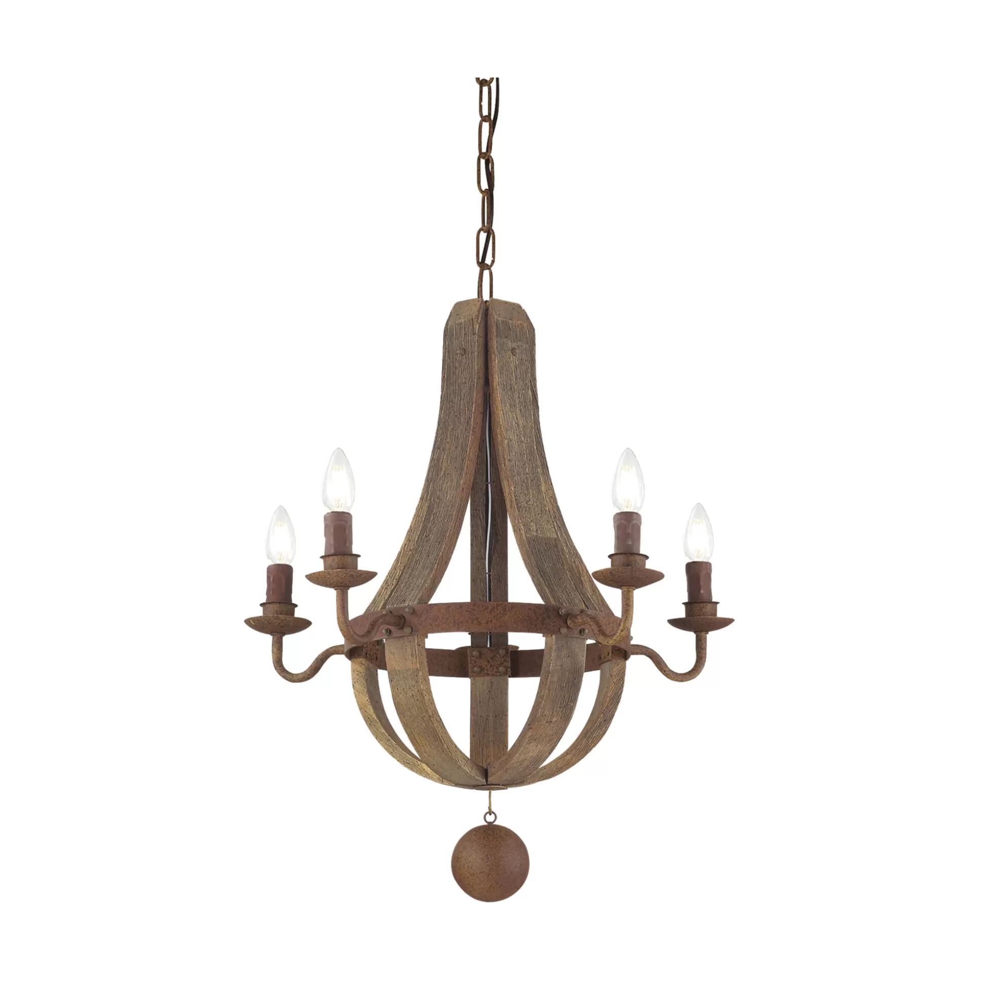 Dmora Lampade A Sospensione<Ideal-Lux - Lampada a sospensione MILLENNIUM SP5, 52 x 52 x h86 cm,