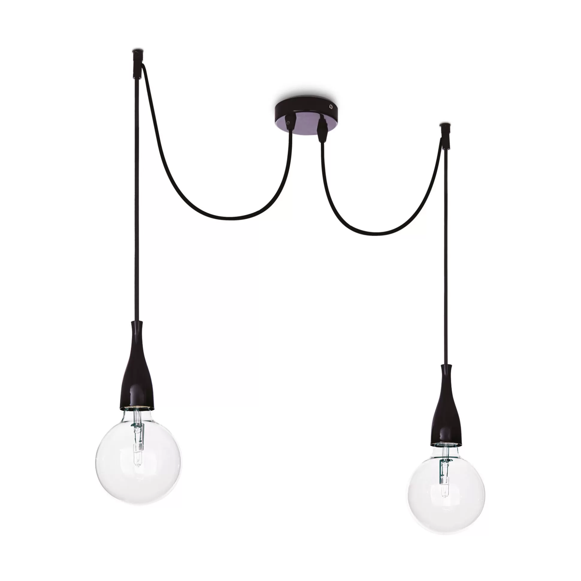 Dmora Lampade A Sospensione<Ideal-Lux - Lampada a sospensione MINIMAL SP2 OPACO, 160 x 12 x h51 cm,