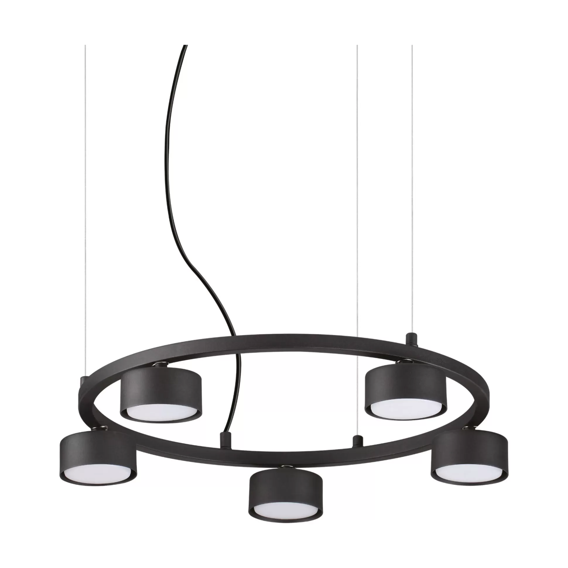Dmora Lampade A Sospensione<Ideal-Lux - Lampada a sospensione MINOR ROUND SP5, 50 x 50 x h29 cm,