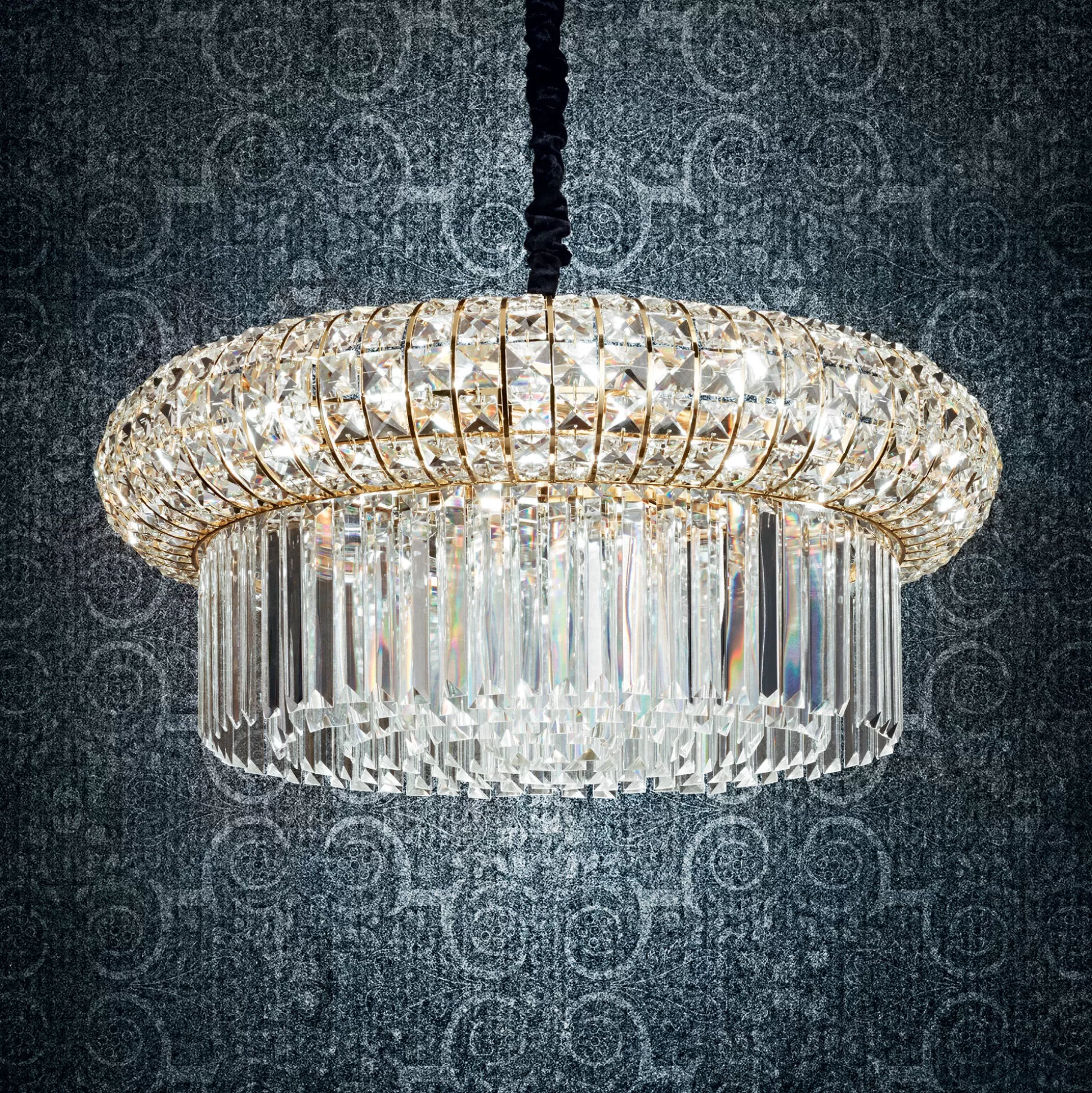 Dmora Lampade A Sospensione<Ideal-Lux - Lampada a sospensione NABUCCO SP12, 60 x 60 x h55 cm,