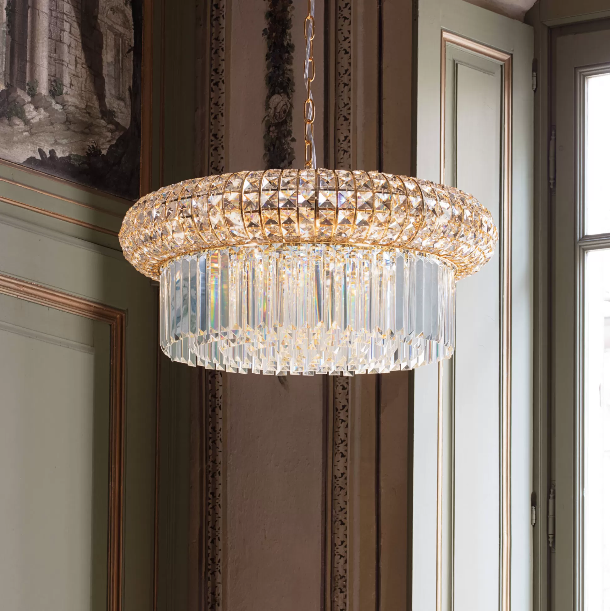 Dmora Lampade A Sospensione<Ideal-Lux - Lampada a sospensione NABUCCO SP12, 60 x 60 x h55 cm,