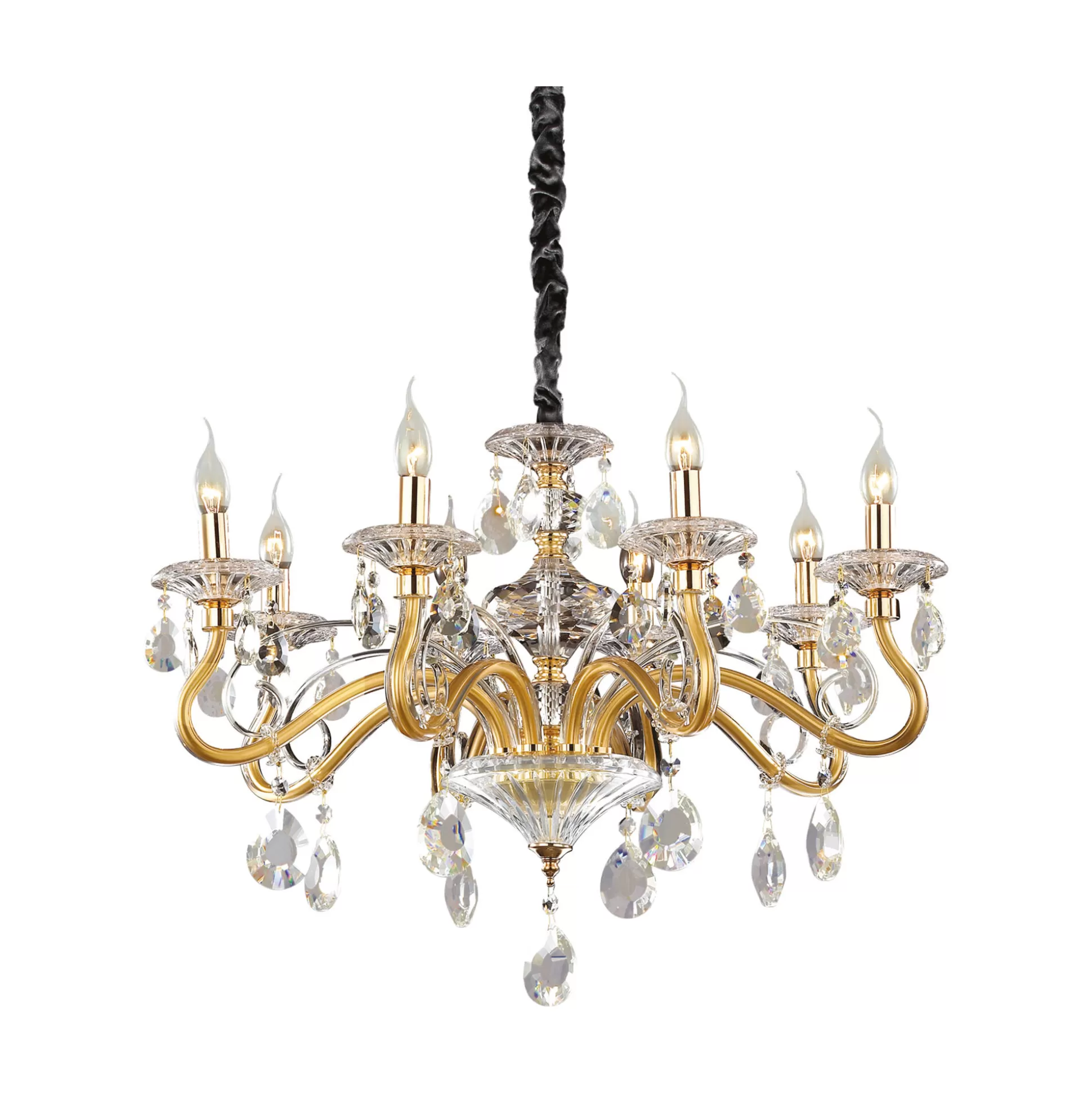 Dmora Lampade A Sospensione<Ideal-Lux - Lampada a sospensione NEGRESCO SP8 , 74 x 74 x h76 cm,