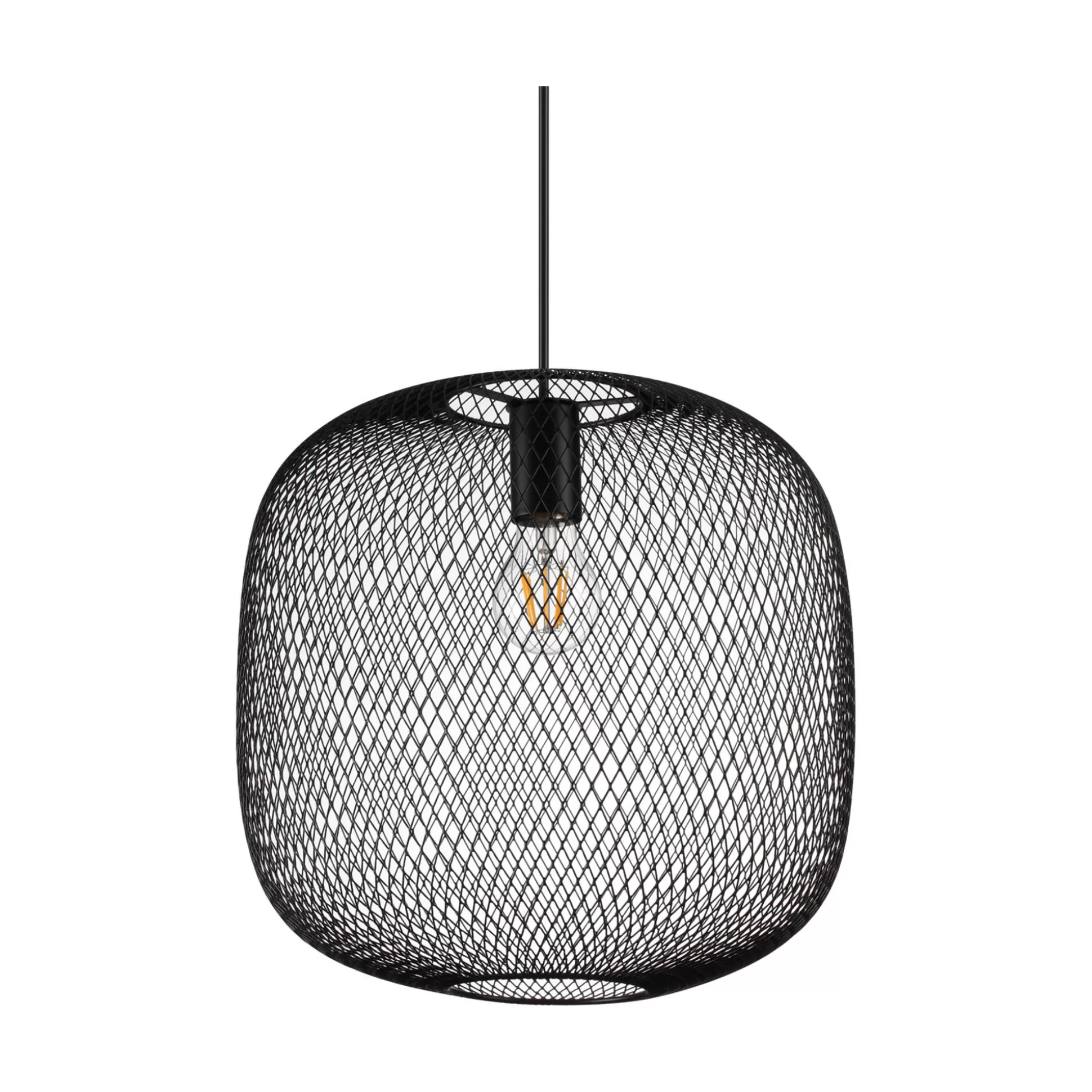 Dmora Lampade A Sospensione<Ideal-Lux - Lampada a sospensione NET SP1 D34 NERO, 34 x 34 x h56 cm,