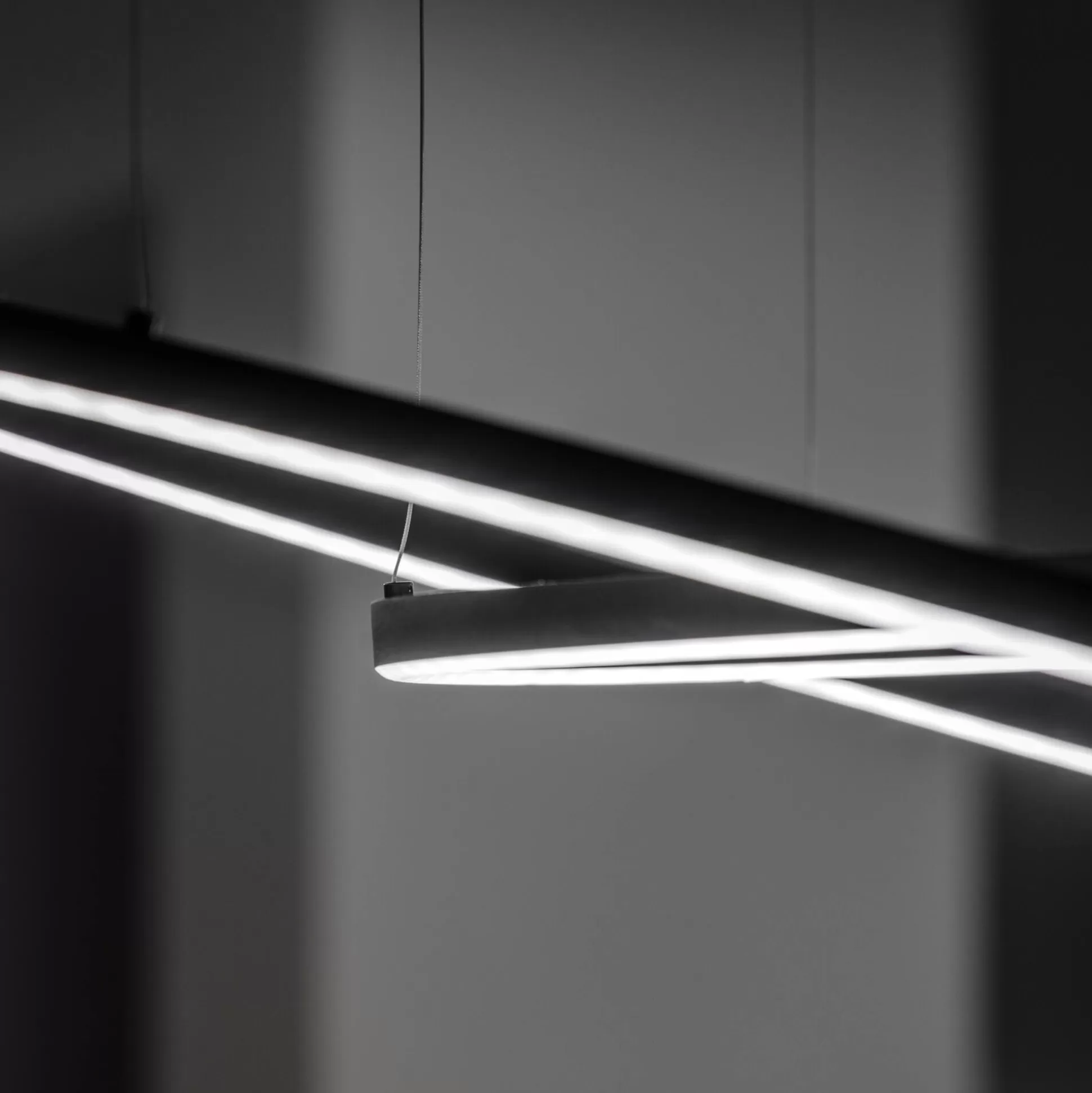 Dmora Lampade A Sospensione<Ideal-Lux - Lampada a sospensione ORACLE SLIM SP D150 ROUND 3000K DALI BK, 150 x 150 x h28 cm,