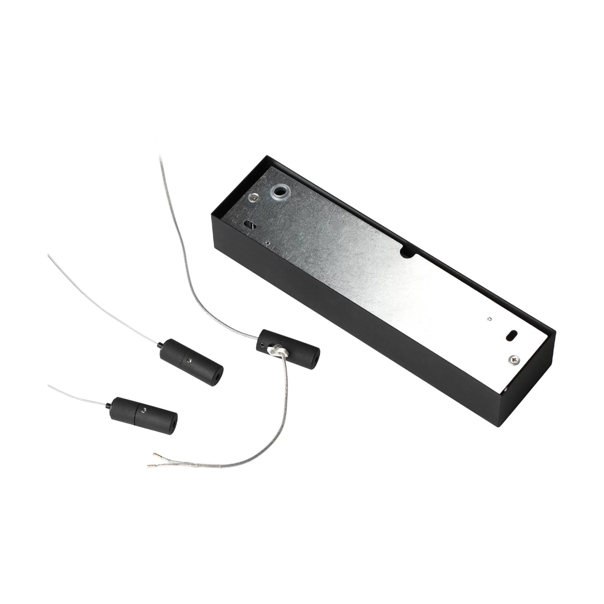 Dmora Lampade A Sospensione<Ideal-Lux - Lampada a sospensione ORACLE SLIM SP D070 ROUND 3000K ON-OFF BK, 70 x 70 x h28 cm,