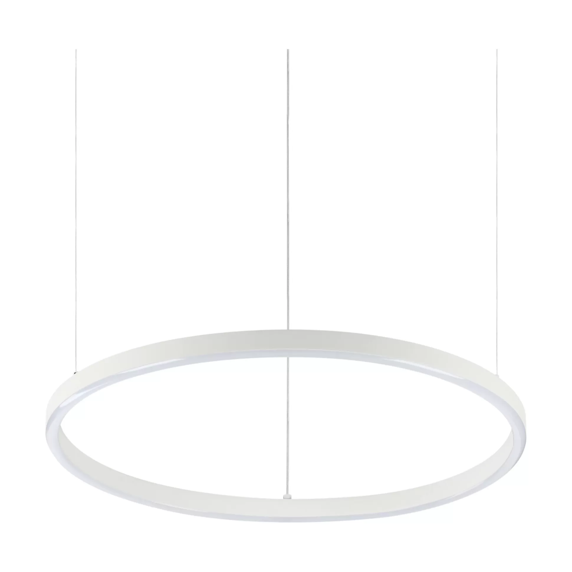 Dmora Lampade A Sospensione<Ideal-Lux - Lampada a sospensione ORACLE SLIM SP D050 ROUND 4000K ON-OFF WH, 50 x 50 x h28 cm,