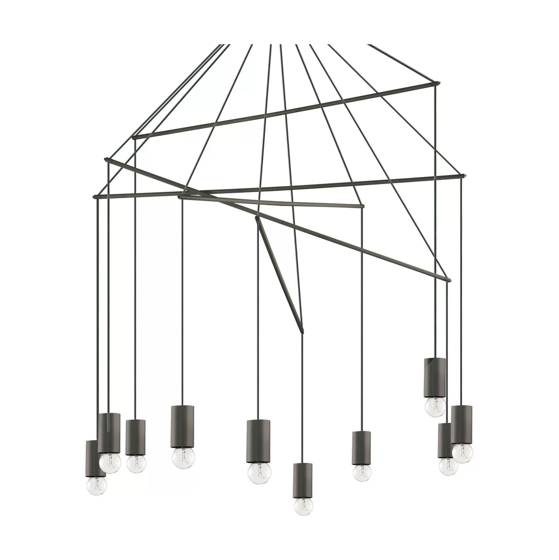 Dmora Lampade A Sospensione<Ideal-Lux - Lampada a sospensione POP SP10, 90 x 90 x h187 cm,