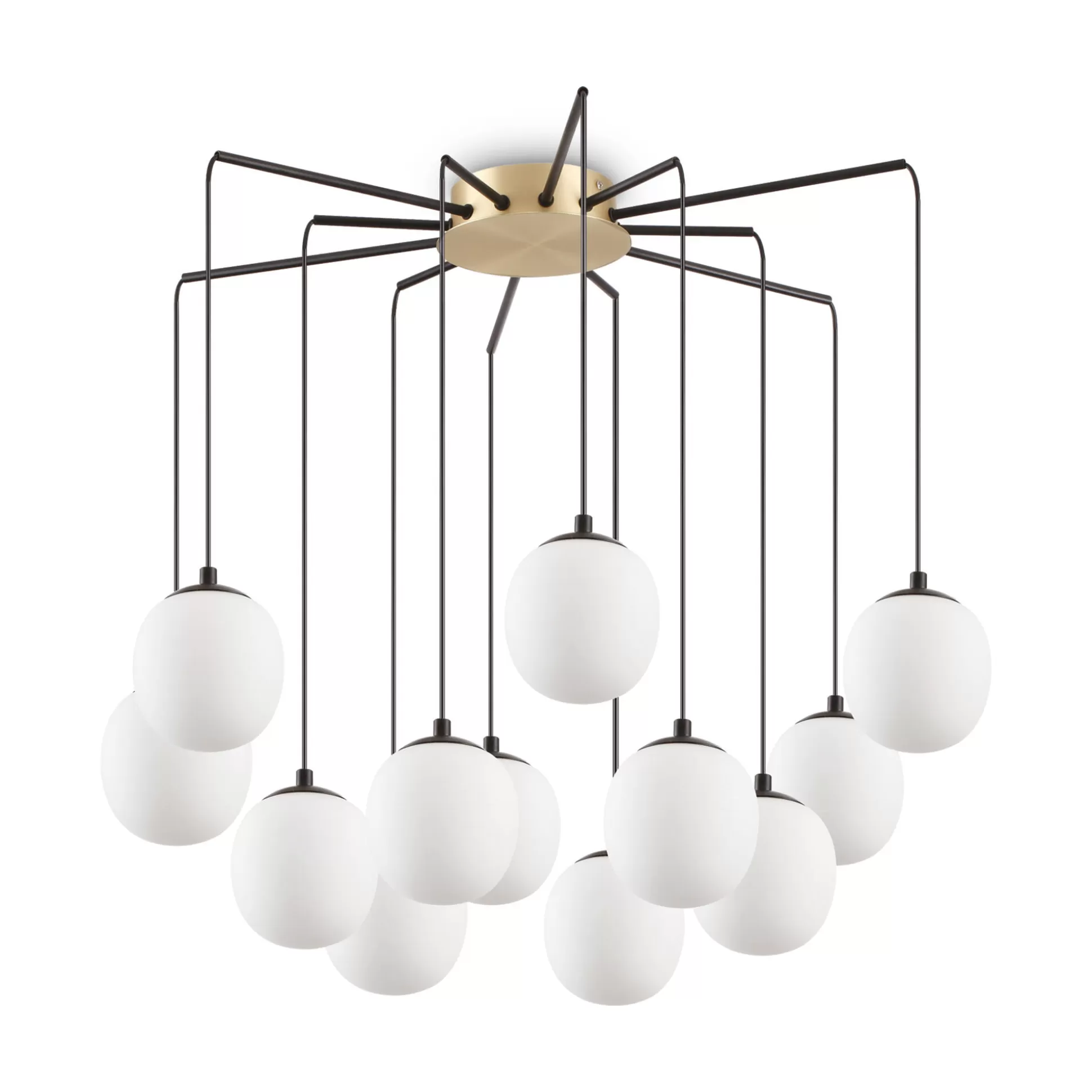 Dmora Lampade A Sospensione<Ideal-Lux - Lampada a sospensione RHAPSODY SP12, 65 x 65 x h67 cm,