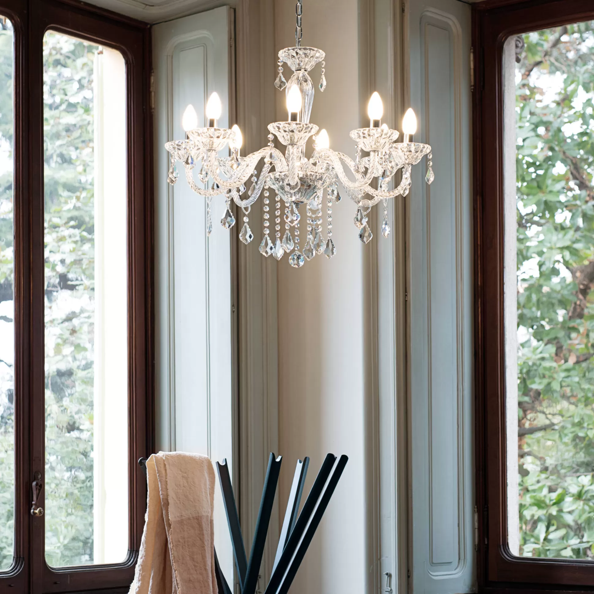 Dmora Lampade A Sospensione<Ideal-Lux - Lampada a sospensione TIEPOLO SP8, 70 x 70 x h85 cm,
