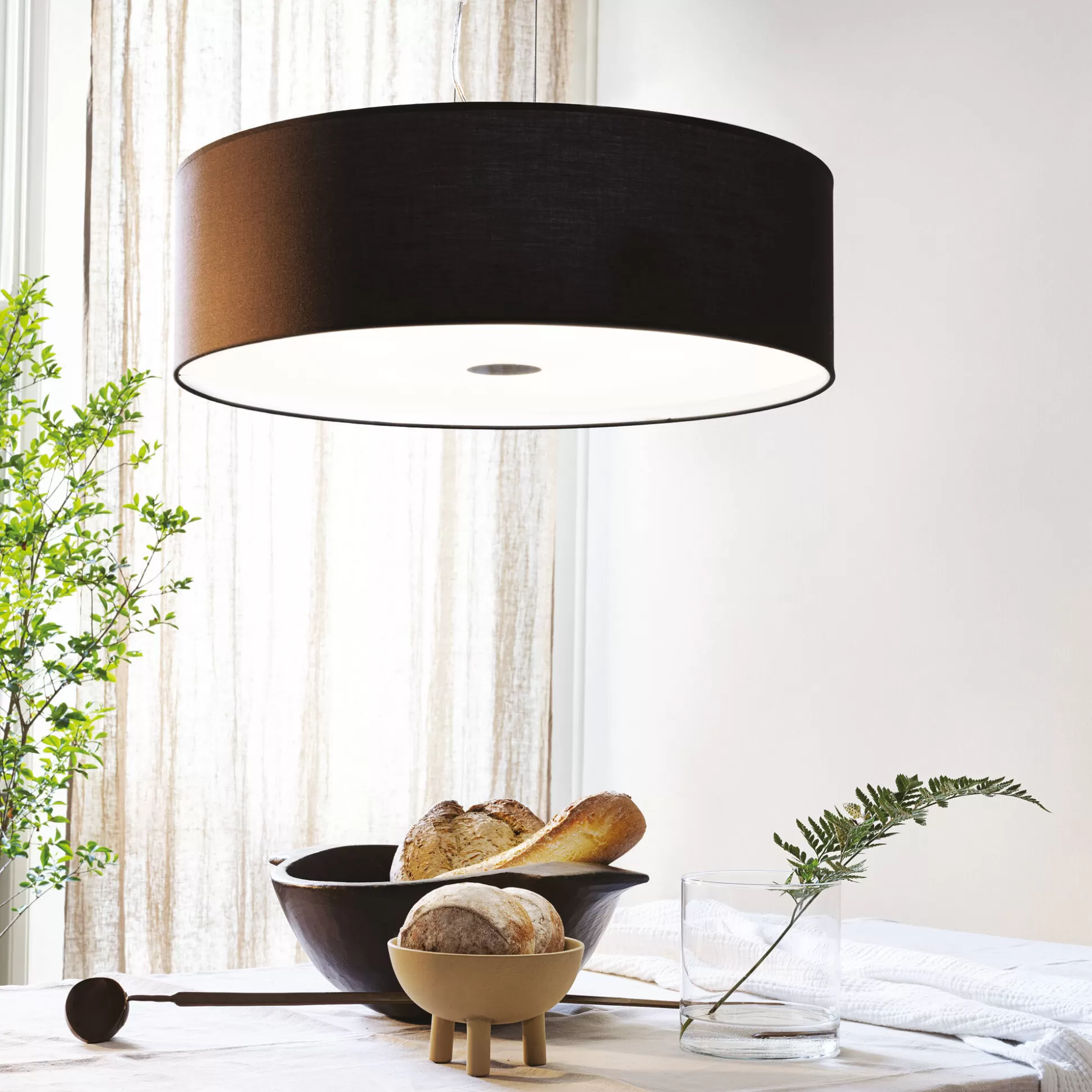 Dmora Lampade A Sospensione<Ideal-Lux - Lampada a sospensione WOODY SP5 , 60 x 60 x h43 cm,