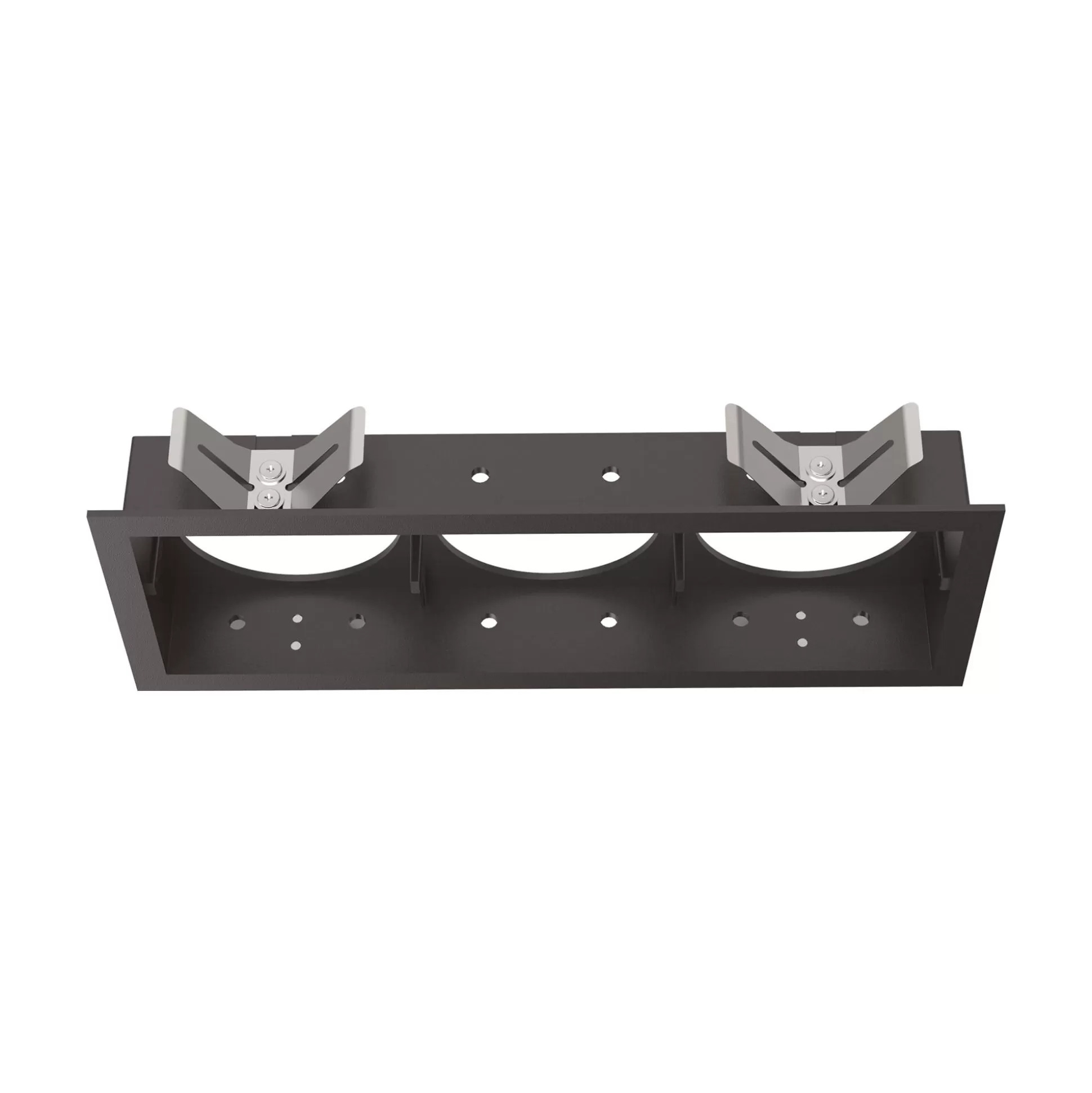 Dmora Lampade Da Incasso<Ideal-Lux - Lampada da incasso BENTO FRAME SQUARE TRIPLE BK, 21 x 9 x h3 cm,