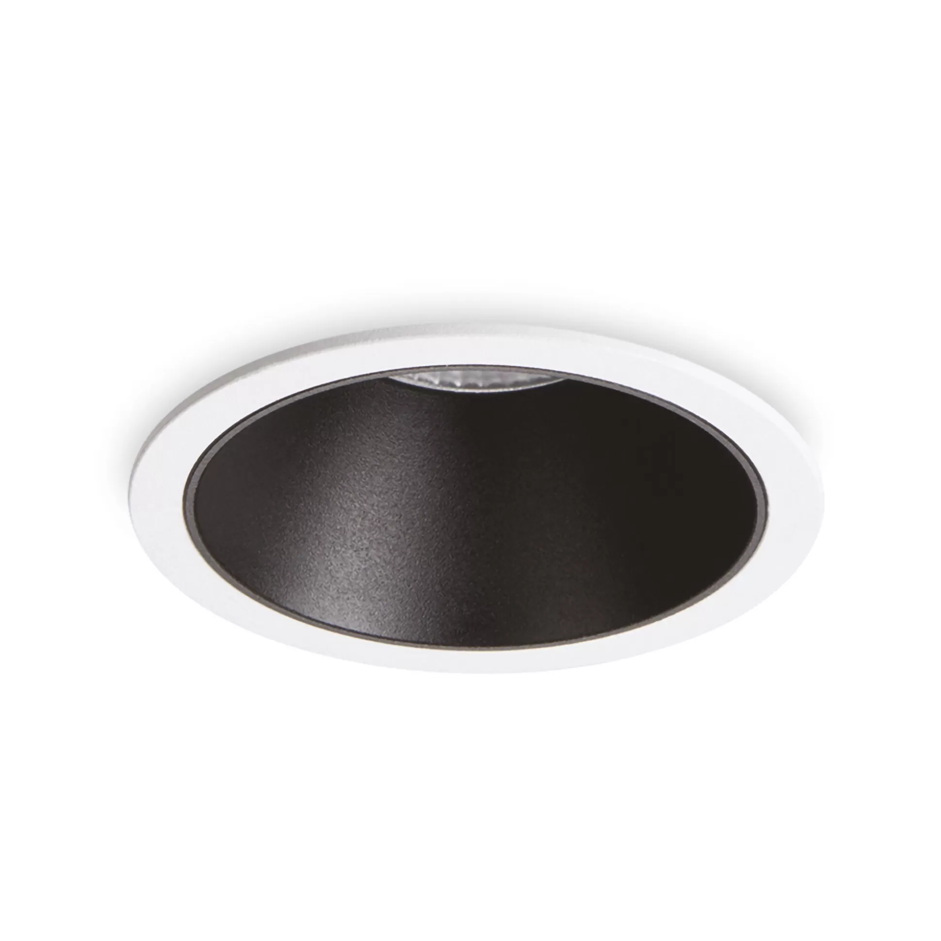 Dmora Lampade Da Incasso<Ideal-Lux - Lampada da incasso GAME TRIM ROUND 11W 3000K WH BK, 9 x 9 x h8 cm, Bianco e Nero