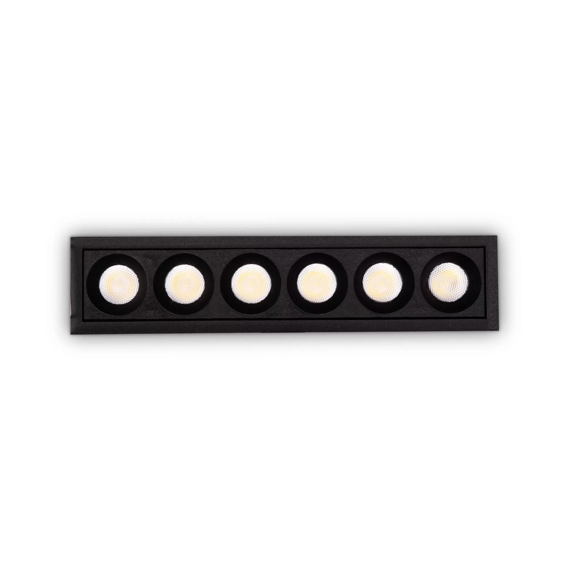 Dmora Lampade Da Incasso<Ideal-Lux - Lampada da incasso LIKA FI SLIM 10W 3000K BK, 12 x 3 x h4 cm,