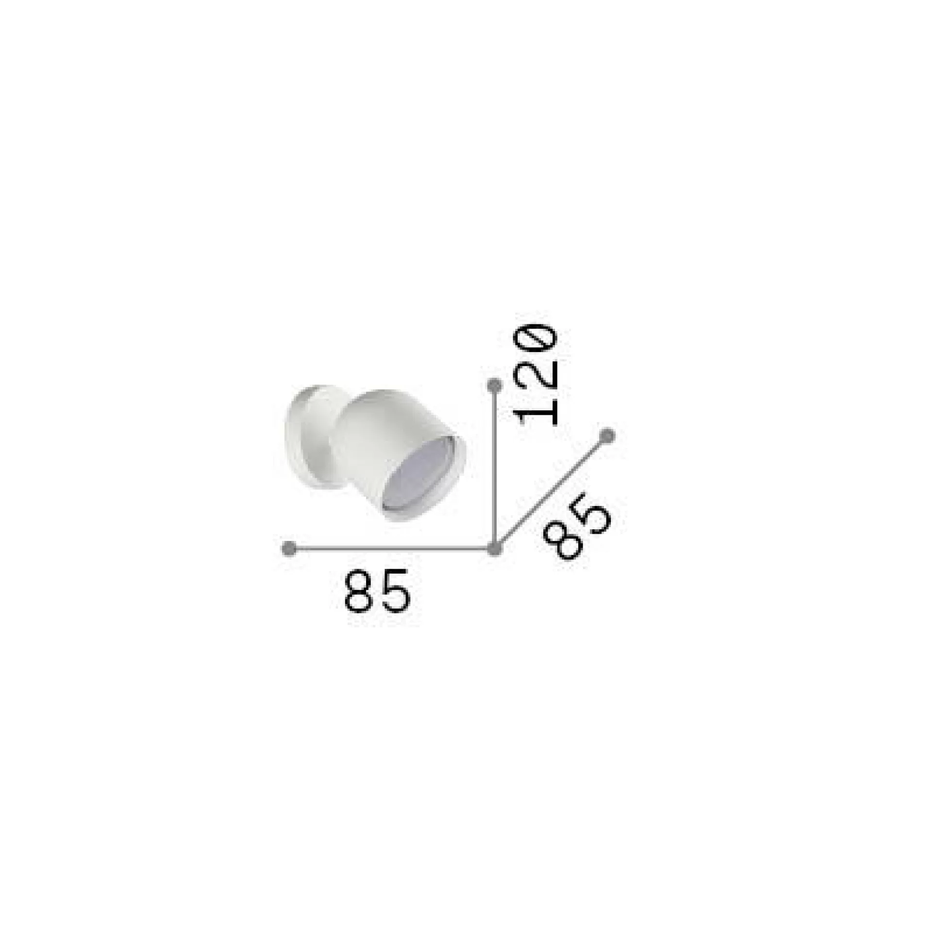 Dmora Lampade Da Parete<Ideal-Lux - Lampada da parete DODO AP1 , 9 x 12 x h9 cm,