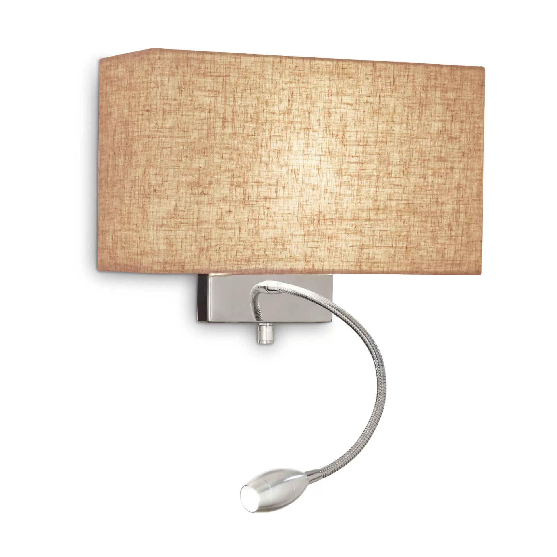 Dmora Lampade Da Parete<Ideal-Lux - Lampada da parete HOTEL AP2 CANVAS, 32 x 23 x h11 cm,