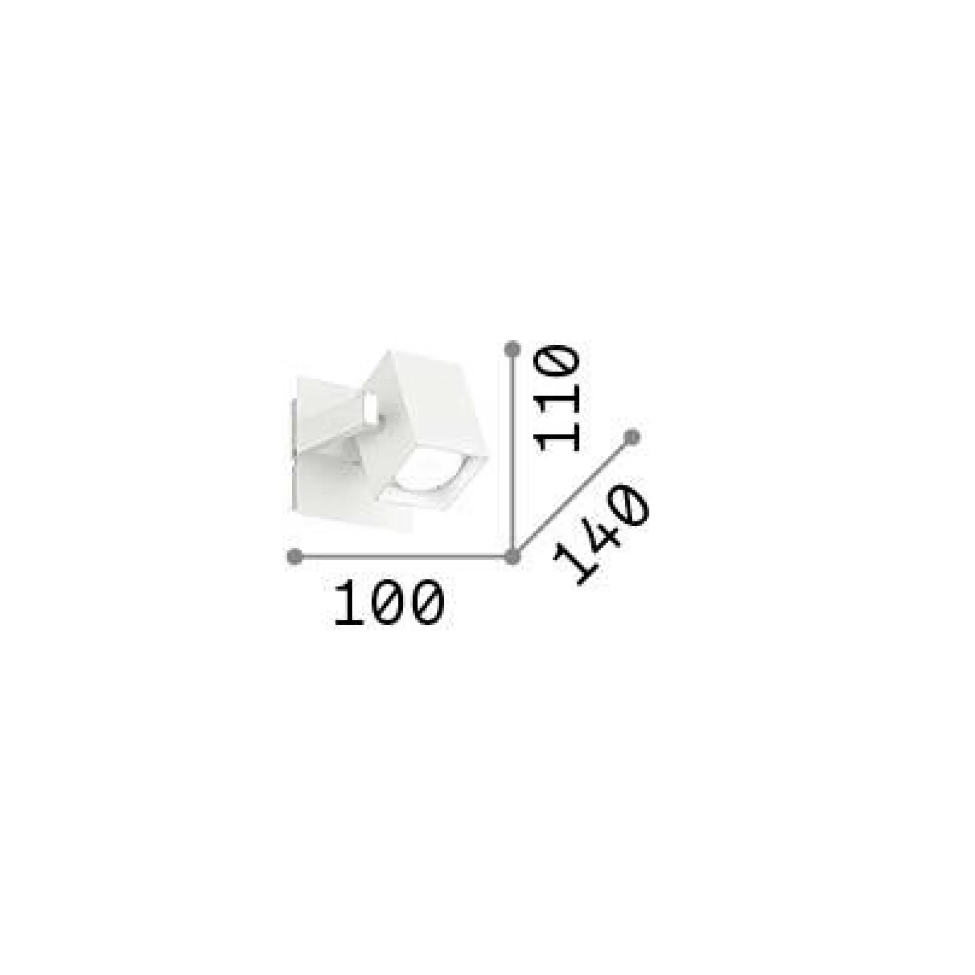 Dmora Lampade Da Parete<Ideal-Lux - Lampada da parete MOUSE AP1 , 10 x 11 x h14 cm,