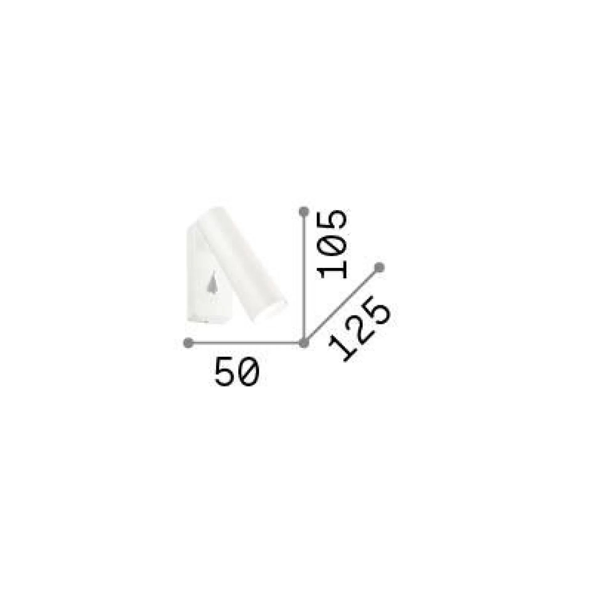 Dmora Lampade Da Parete<Ideal-Lux - Lampada da parete PIPE AP , 5 x 11 x h13 cm,