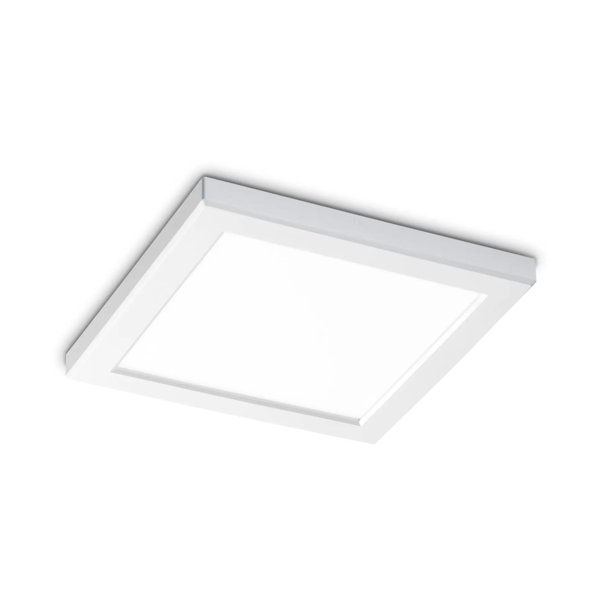 Dmora Lampade Da Soffitto<Ideal-Lux - Lampada da soffitto AURA PL SQUARE 4000K , 22 x 22 x h2 cm,
