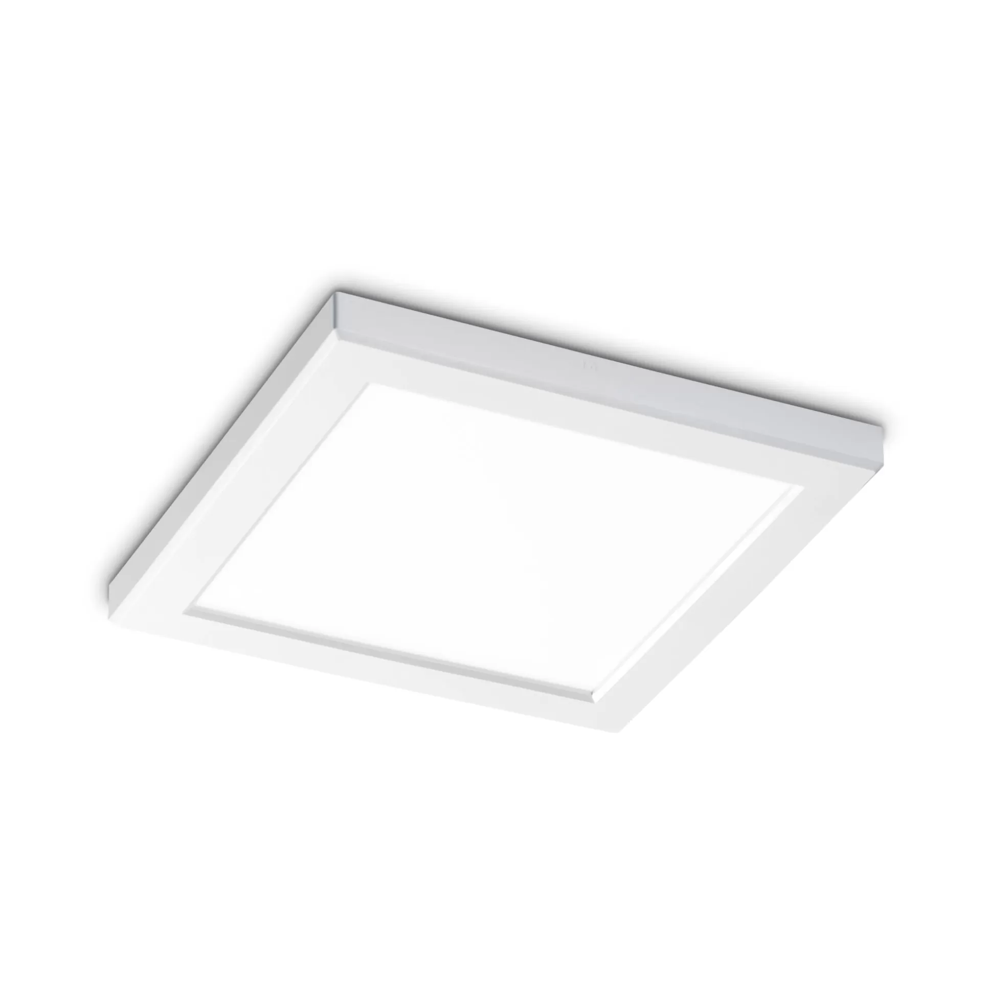 Dmora Lampade Da Soffitto<Ideal-Lux - Lampada da soffitto AURA PL SQUARE 3000K , 22 x 22 x h2 cm,