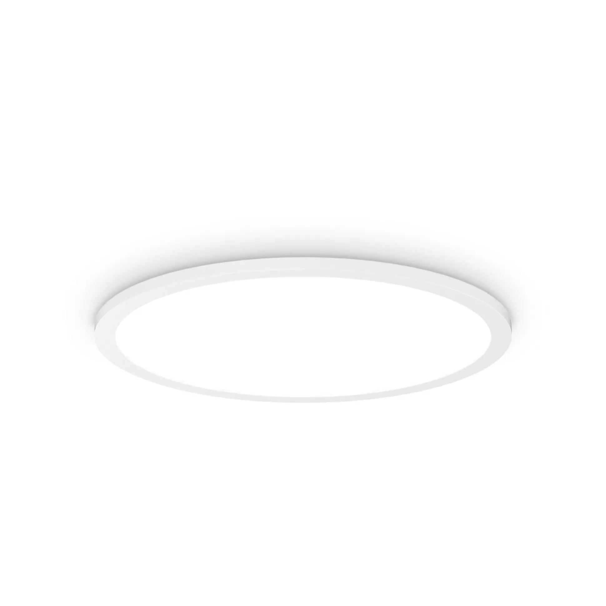 Dmora Lampade Da Soffitto<Ideal-Lux - Lampada da soffitto FLY SLIM PL D45 4000K, 45 x 45 x h4 cm,