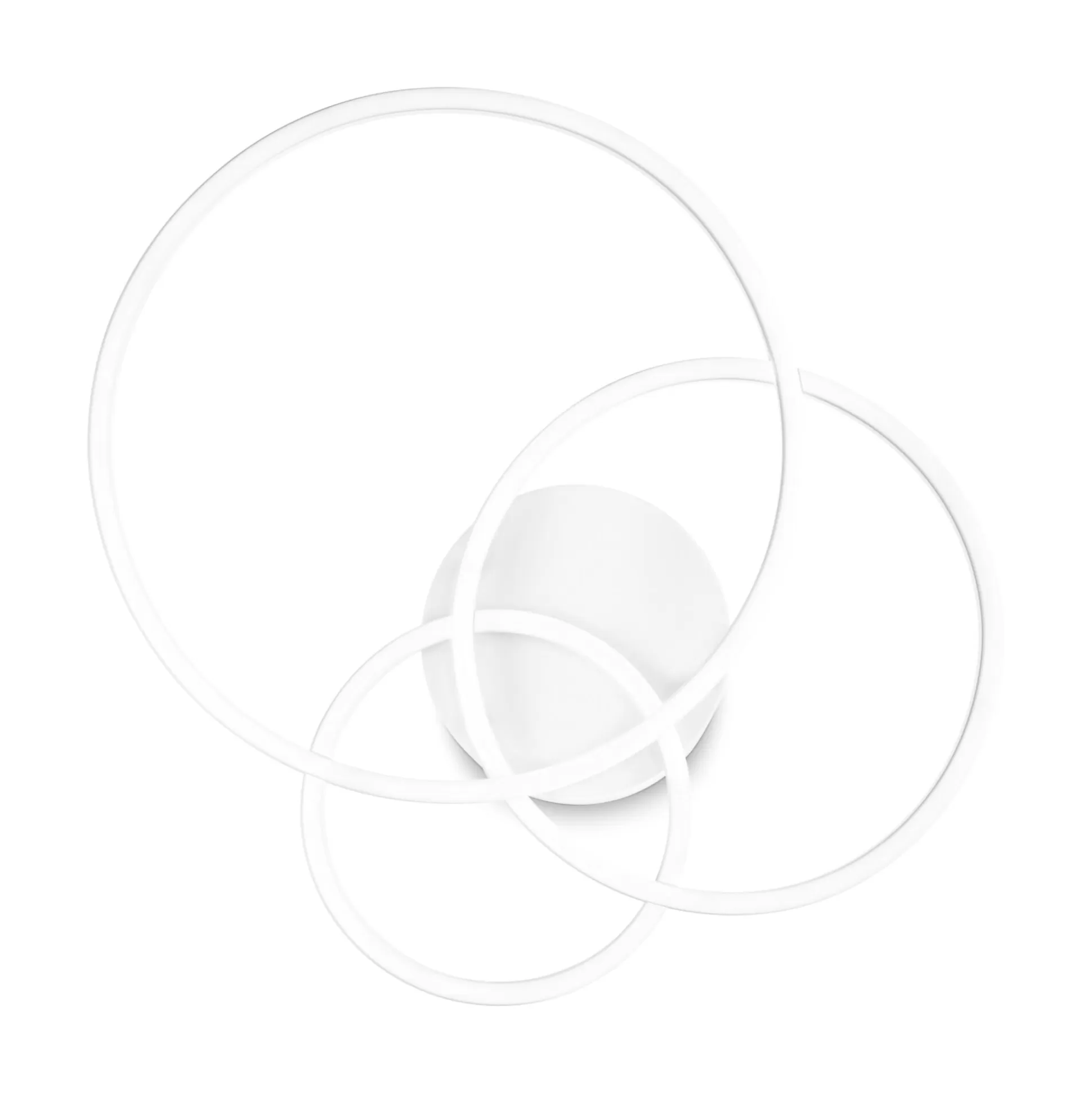Dmora Lampade Da Soffitto<Ideal-Lux - Lampada da soffitto FRAME PL CERCHIO , 61 x 56 x h10 cm,