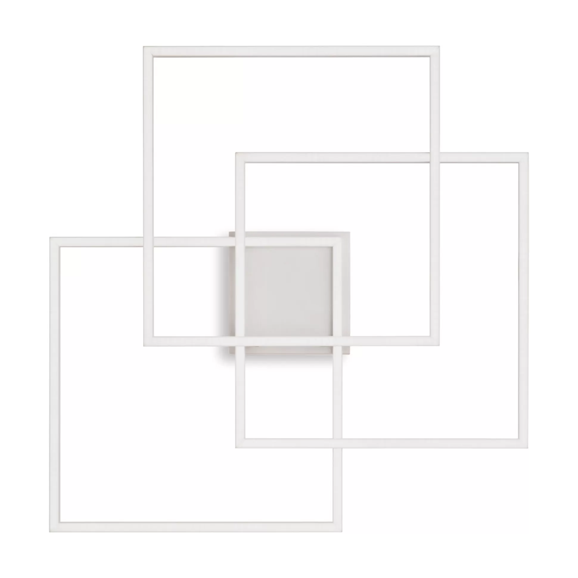 Dmora Lampade Da Soffitto<Ideal-Lux - Lampada da soffitto FRAME PL QUADRATO , 59 x 60 x h9 cm,