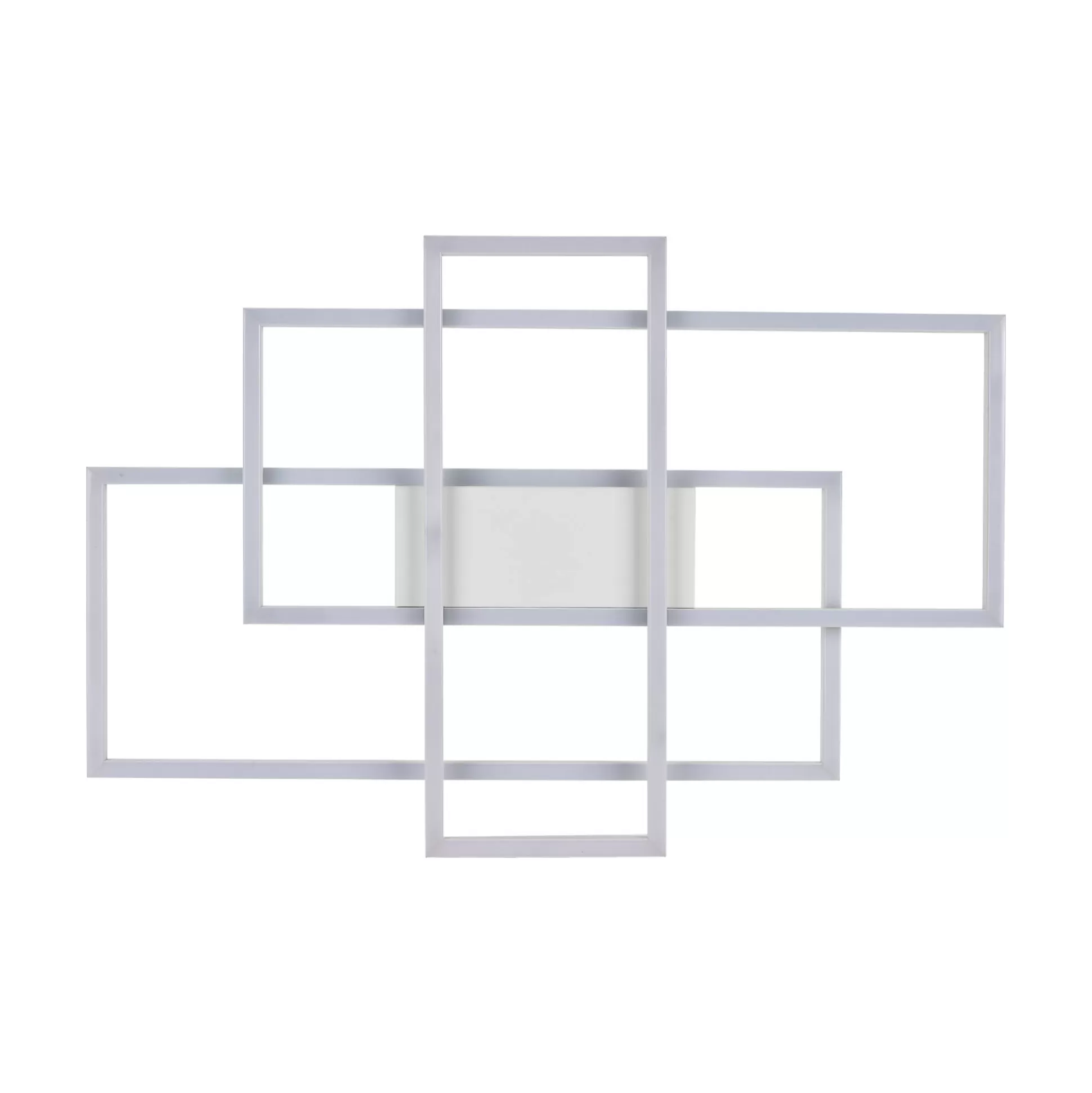Dmora Lampade Da Soffitto<Ideal-Lux - Lampada da soffitto FRAME PL RETTANGOLO , 63 x 41 x h6 cm,
