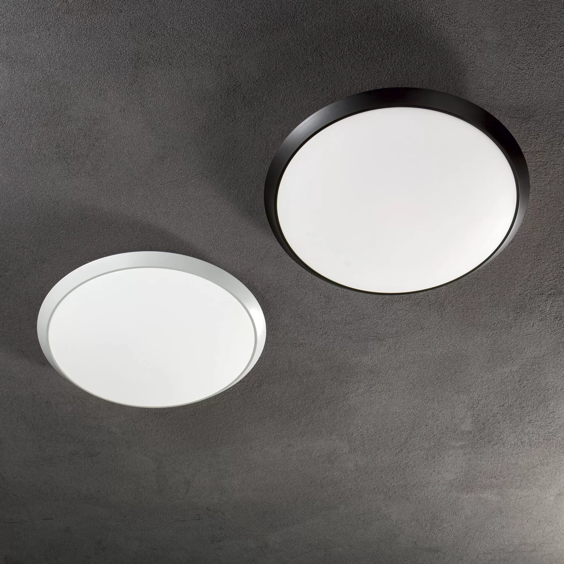 Dmora Lampade Da Soffitto<Ideal-Lux - Lampada da soffitto GEMMA PL D39 , 40 x 40 x h6 cm,