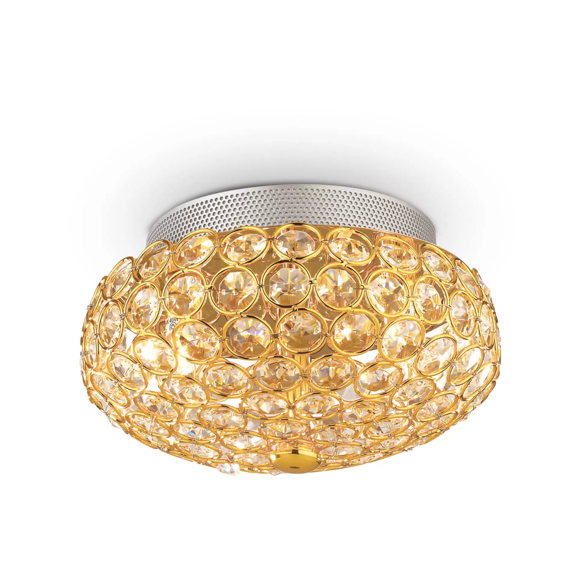 Dmora Lampade Da Soffitto<Ideal-Lux - Lampada da soffitto KING PL3 , 26 x 26 x h16 cm,