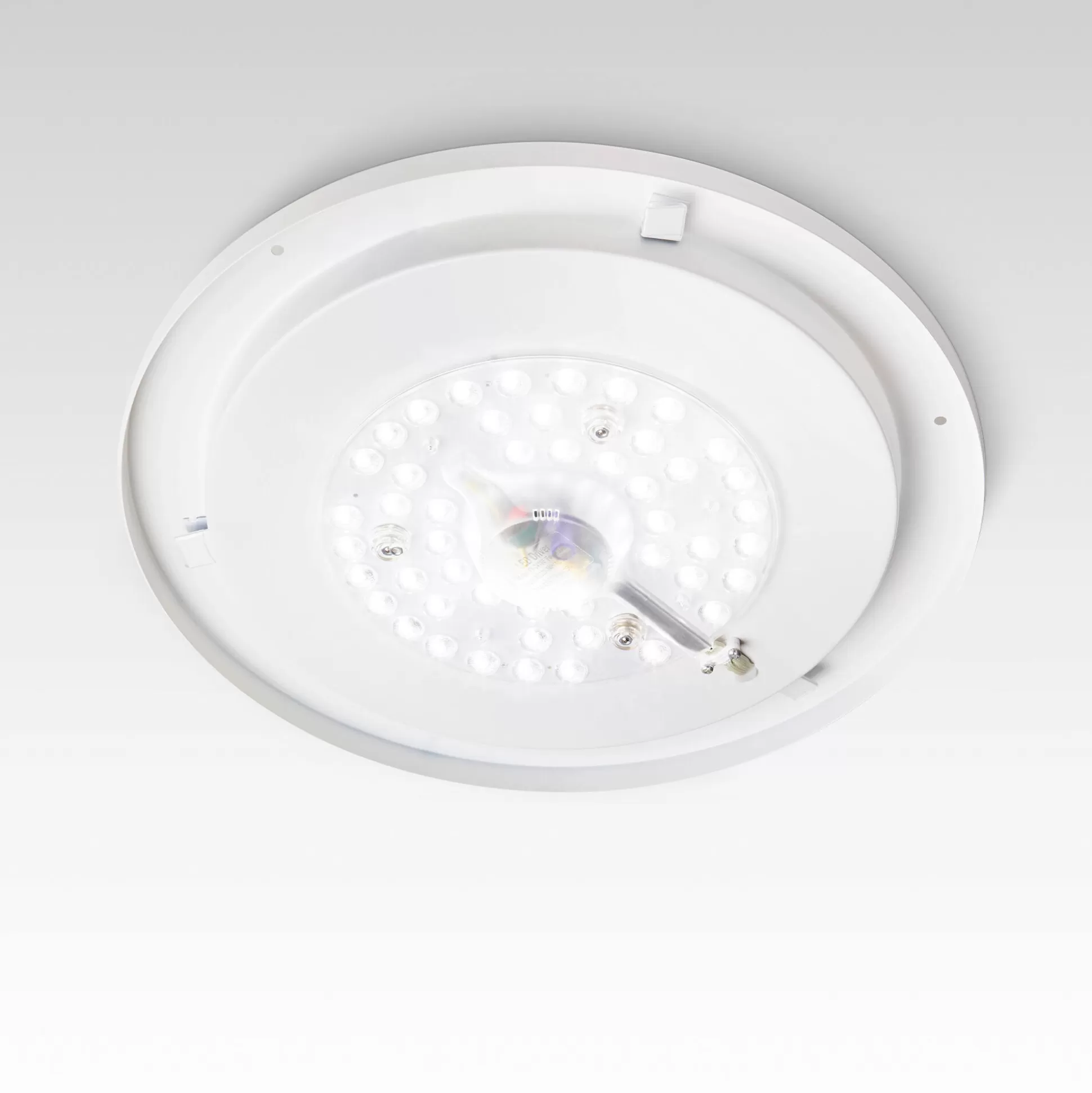 Dmora Lampade Da Soffitto<Ideal-Lux - Lampada da soffitto LEVEL PL D40, 40 x 40 x h9 cm,