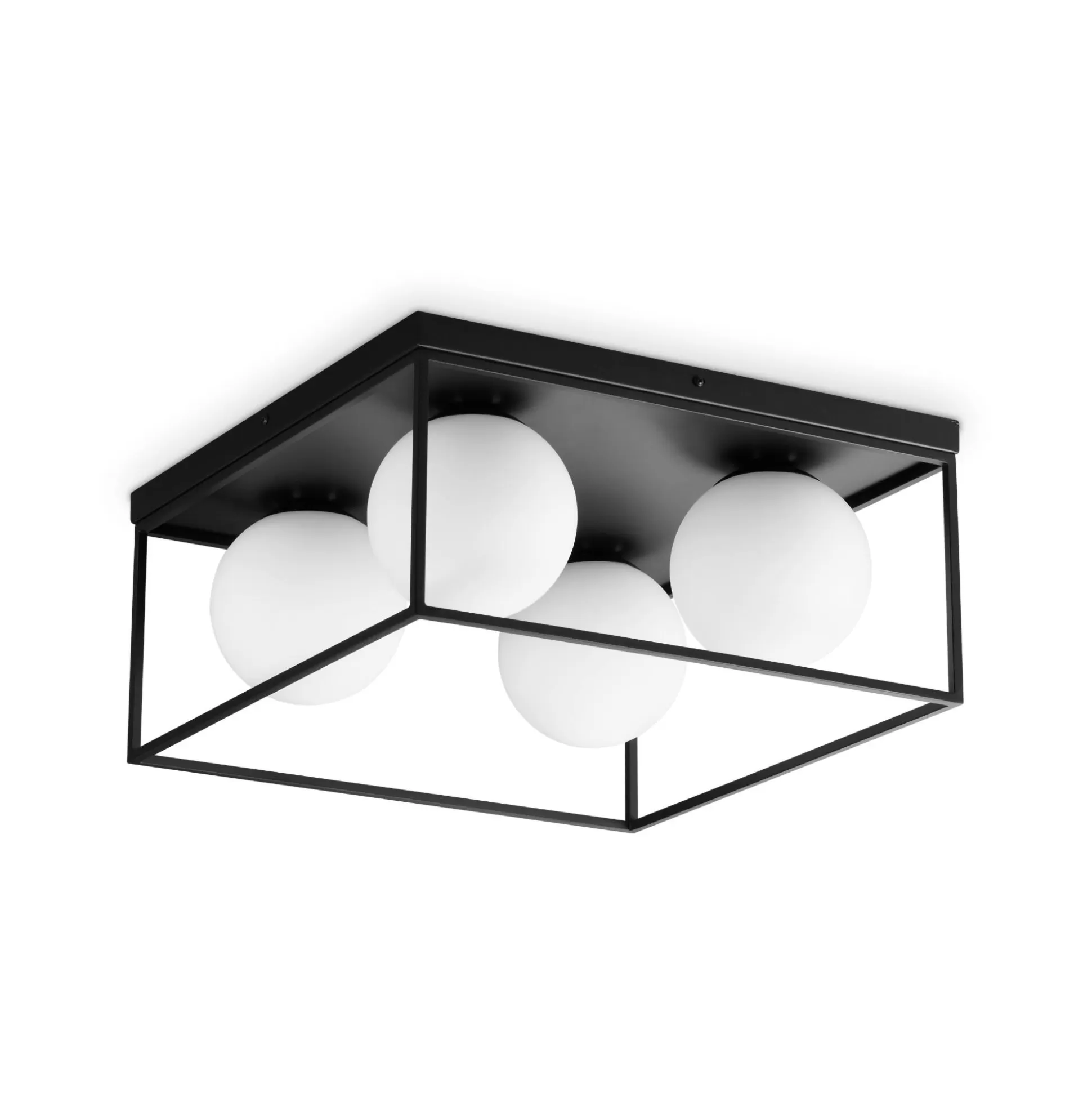 Dmora Lampade Da Soffitto<Ideal-Lux - Lampada da soffitto LINGOTTO PL4 , 46 x 46 x h22 cm,