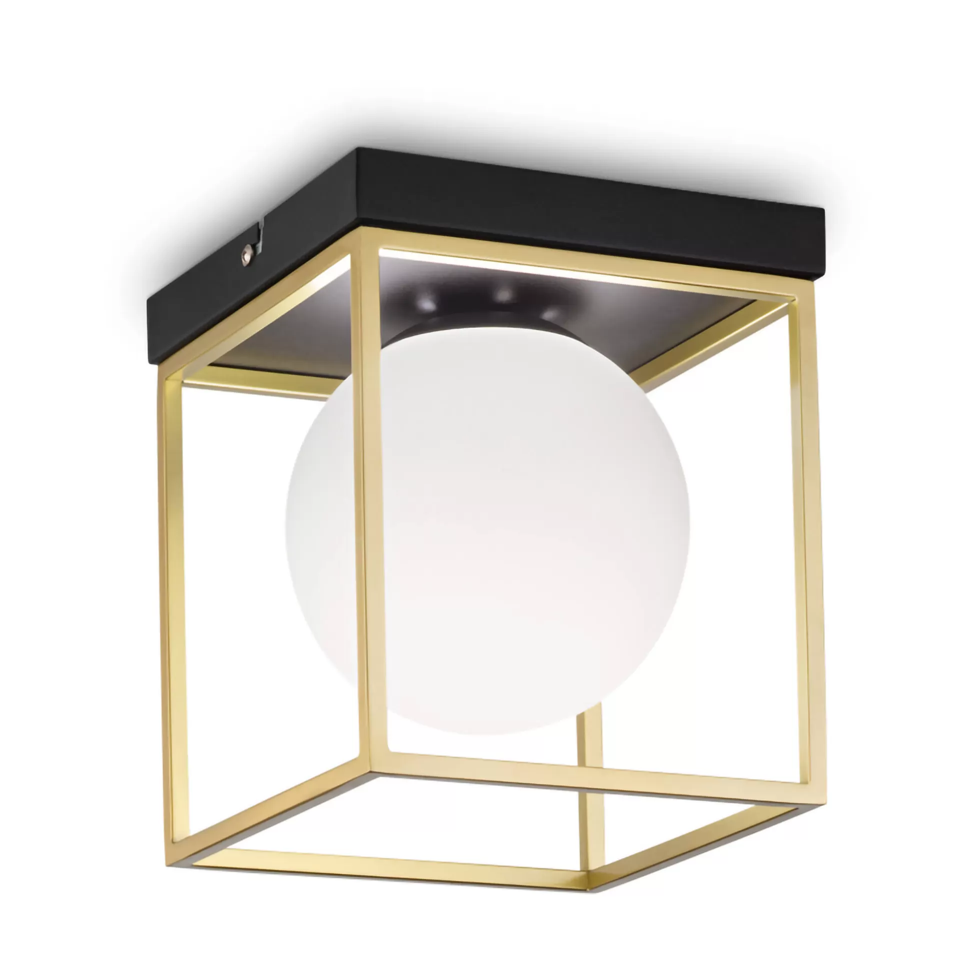 Dmora Lampade Da Soffitto<Ideal-Lux - Lampada da soffitto LINGOTTO PL1 , 19 x 19 x h22 cm,