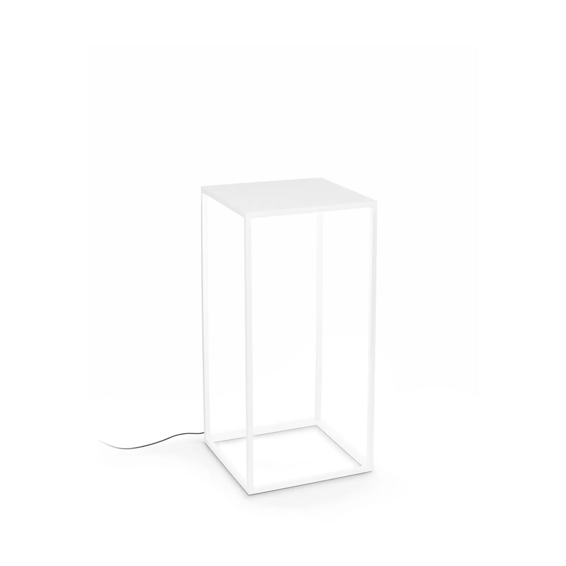 Dmora Lampade Outdoor<Ideal-Lux - Lampada outdoor IPOTESI PT H73 BIANCO, 35 x 35 x h73 cm,