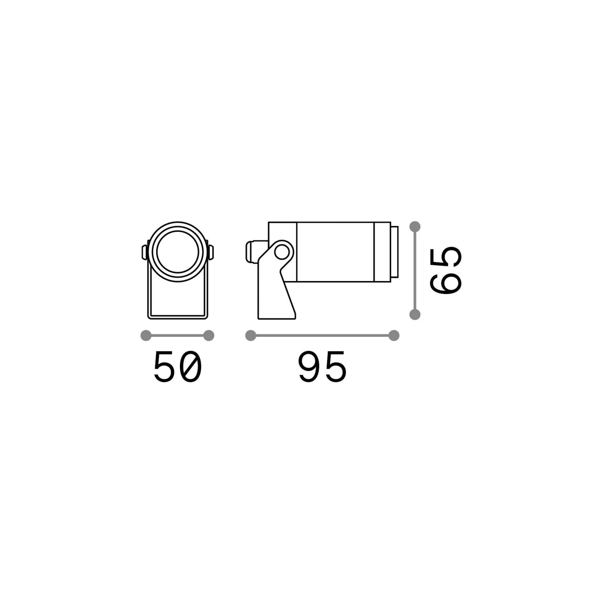 Dmora Lampade Outdoor<Ideal-Lux - Lampada outdoor STARLIGHT PR 05.5W 3000K, 5 x 10 x h7 cm,