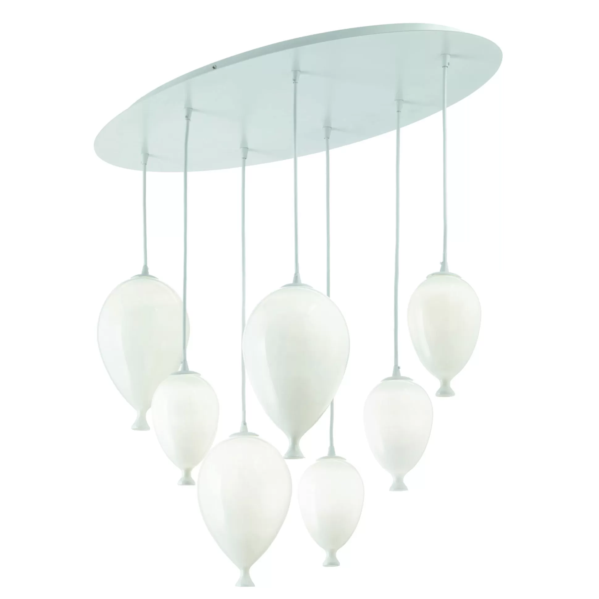 Dmora Lampade A Sospensione<Lampada a sospensione, Lampadario, Luminare sospeso, Lampada a pendente, 80x30h50 cm,