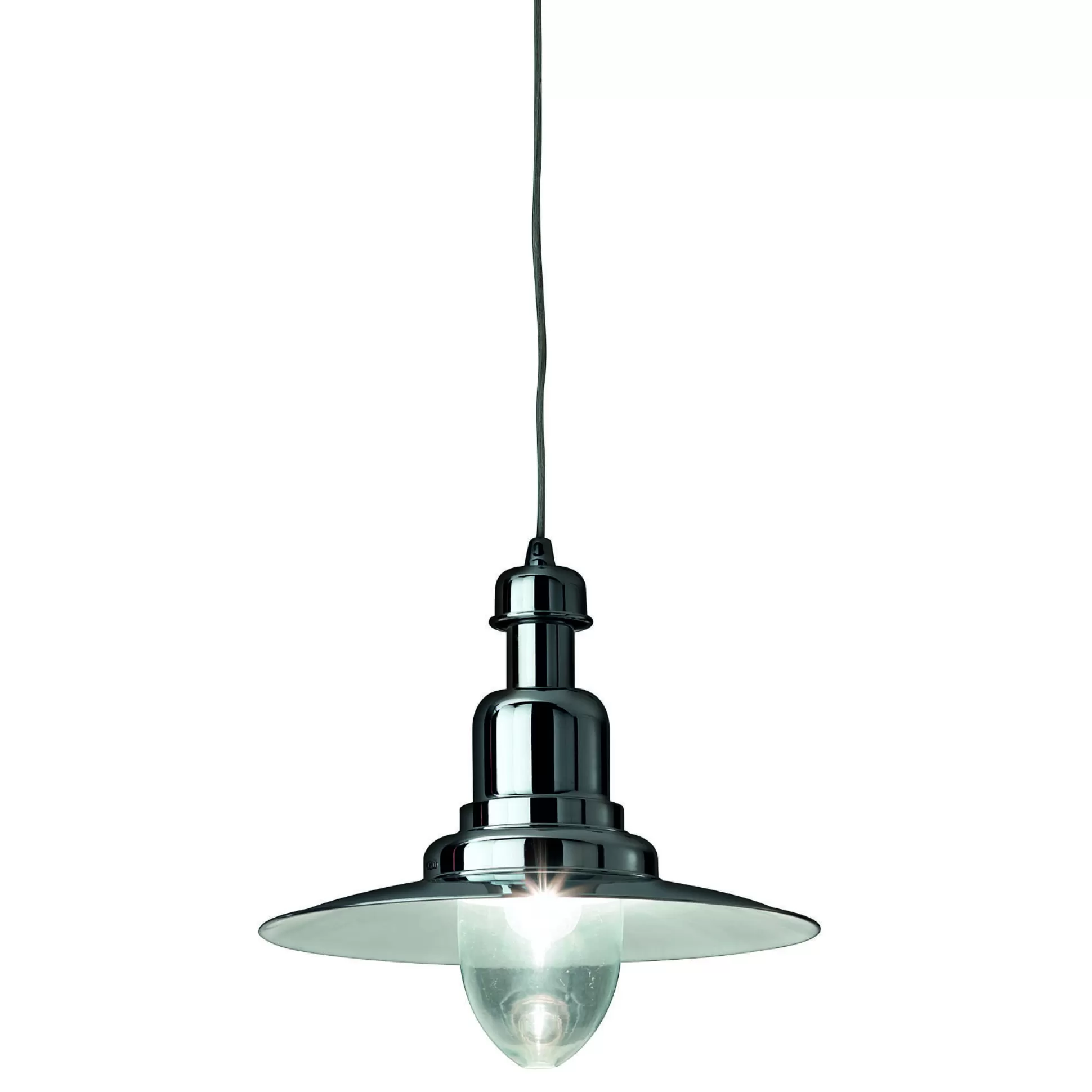 Dmora Lampade A Sospensione<Lampada a sospensione, Lampadario, Luminare sospeso, Lampada a pendente, 40x40h68 cm,
