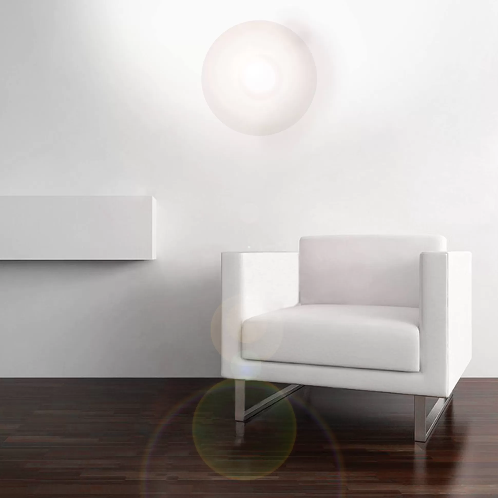 Dmora Lampade Da Soffitto<Lampada da soffitto, Plafone, Luminaria a soffitto, Luce per soffitto, 30x30h10 cm,