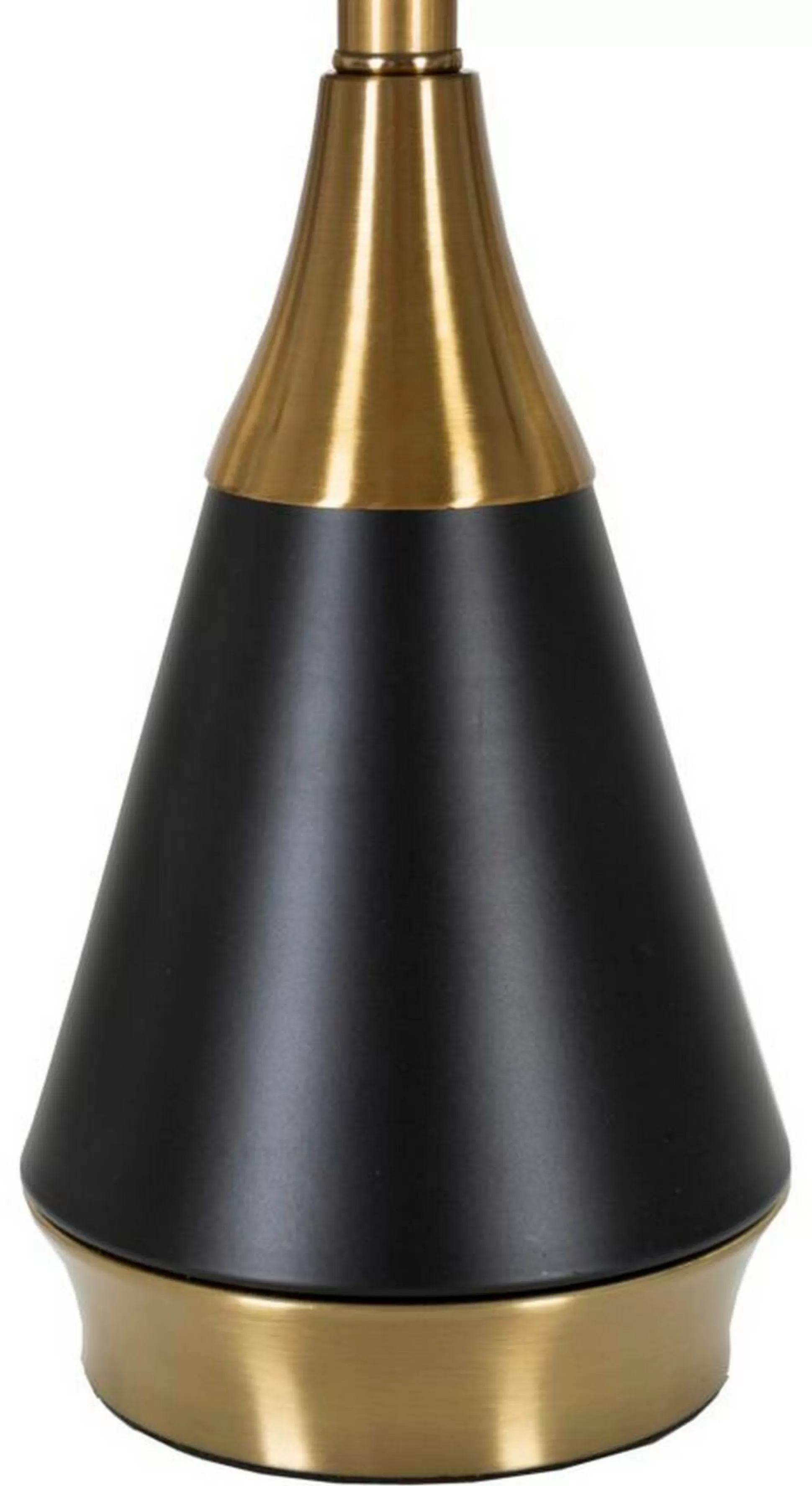 Dmora Lampade Da Tavolo<Lampada da tavolo Grattage, 28x28 h50 cm, Nero e Oro